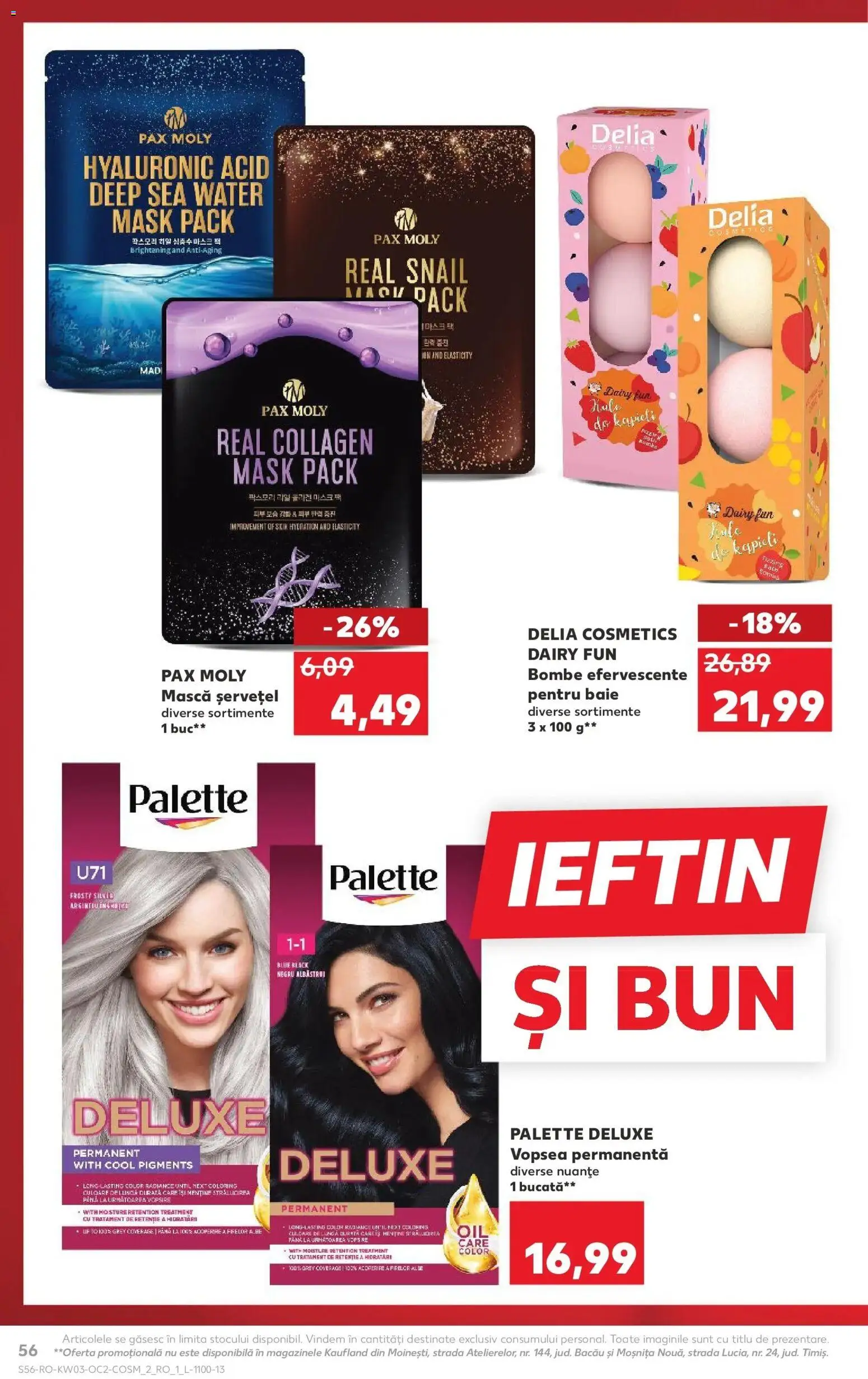 Noul catalog Kaufland – valabil de la 14.01.2026 | Pagină: 56 | Produse: Vopsea, Unt