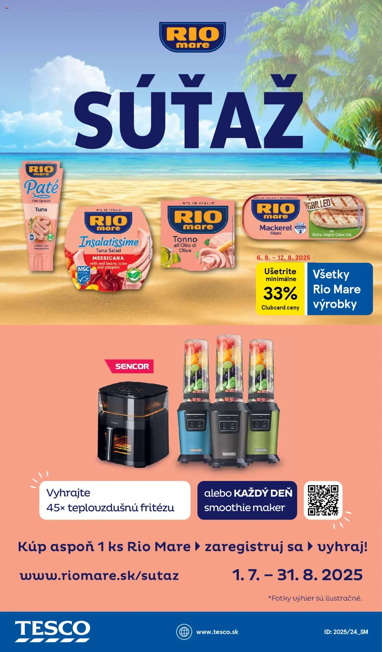 Tesco Supermarket - leták │ platný od 06.08.2025 | Strana: 25 | Produkty: Rio Mare