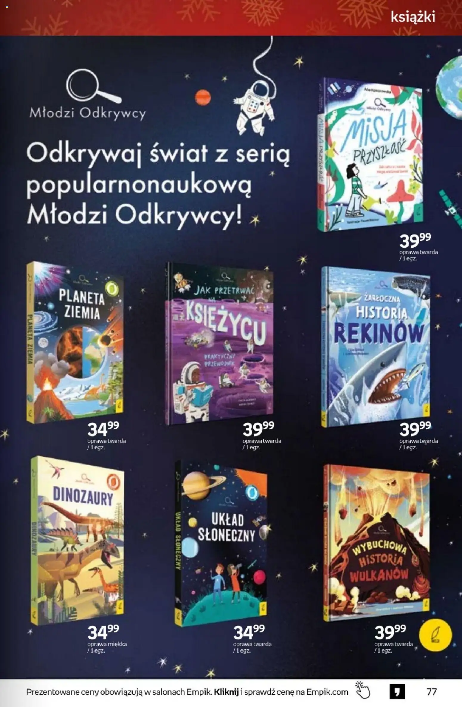 Empik promocje - Tom kultury Książki od 12.11.2025 | Strona: 77 | Produkty: Ziemia, Książki