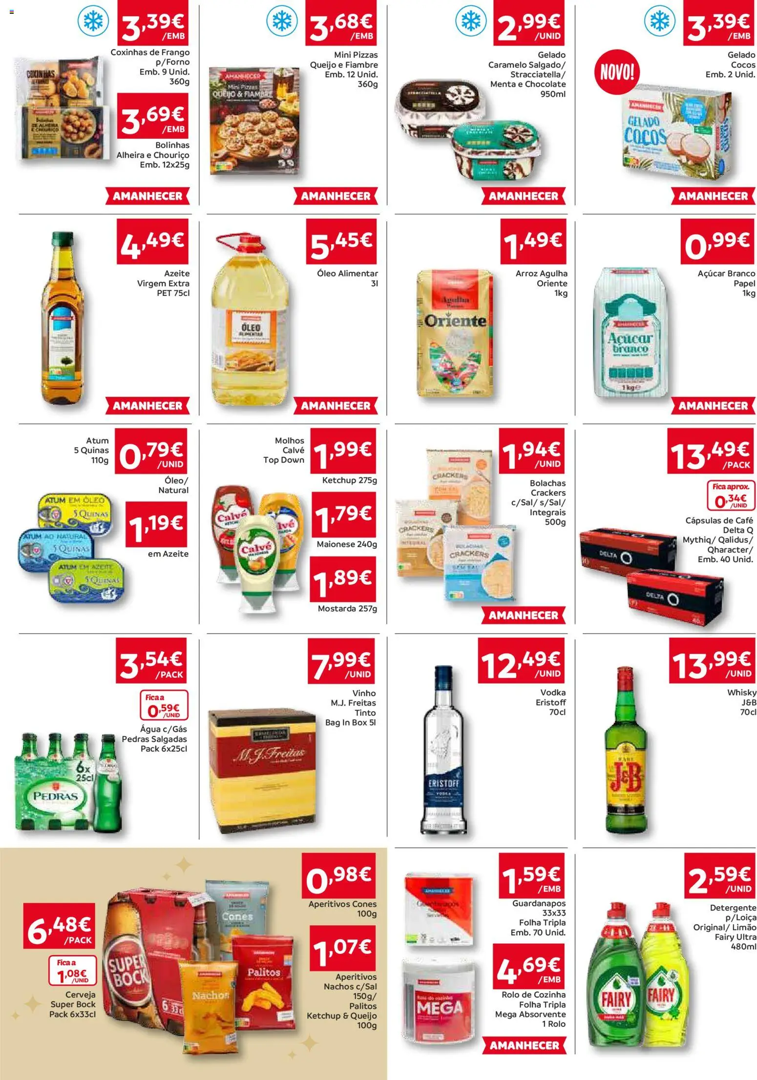 Amanhecer Folheto Madeira │ válido de 26.12.2025 | Página: 3 | Produtos: Delta q, Arroz, Vodka, Alheira