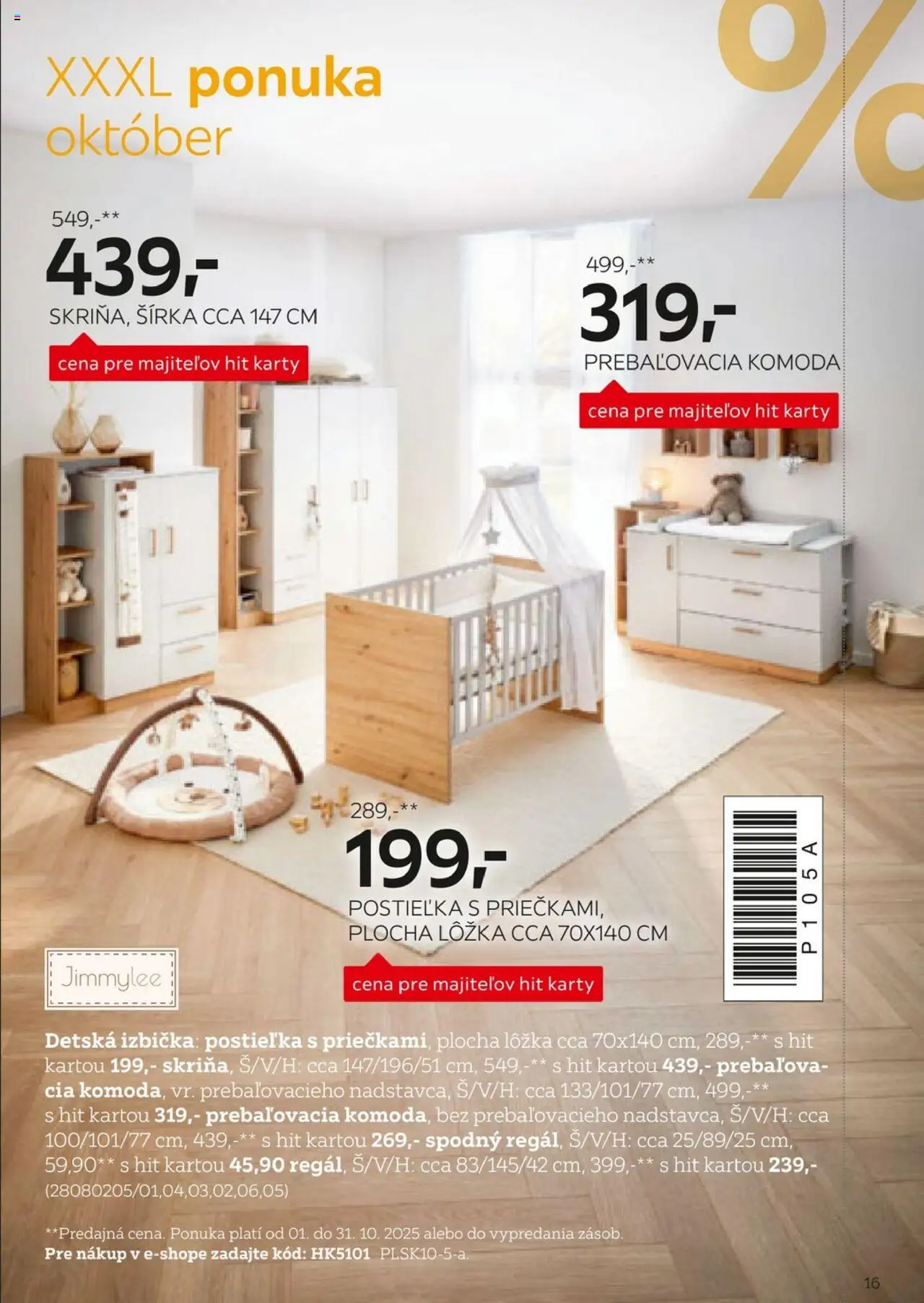 XXXLutz byť verným zákazníkom sa naozaj oplatí │ platný od 01.08.2025 | Strana: 16 | Produkty: Prebaľovacia komoda, Komoda
