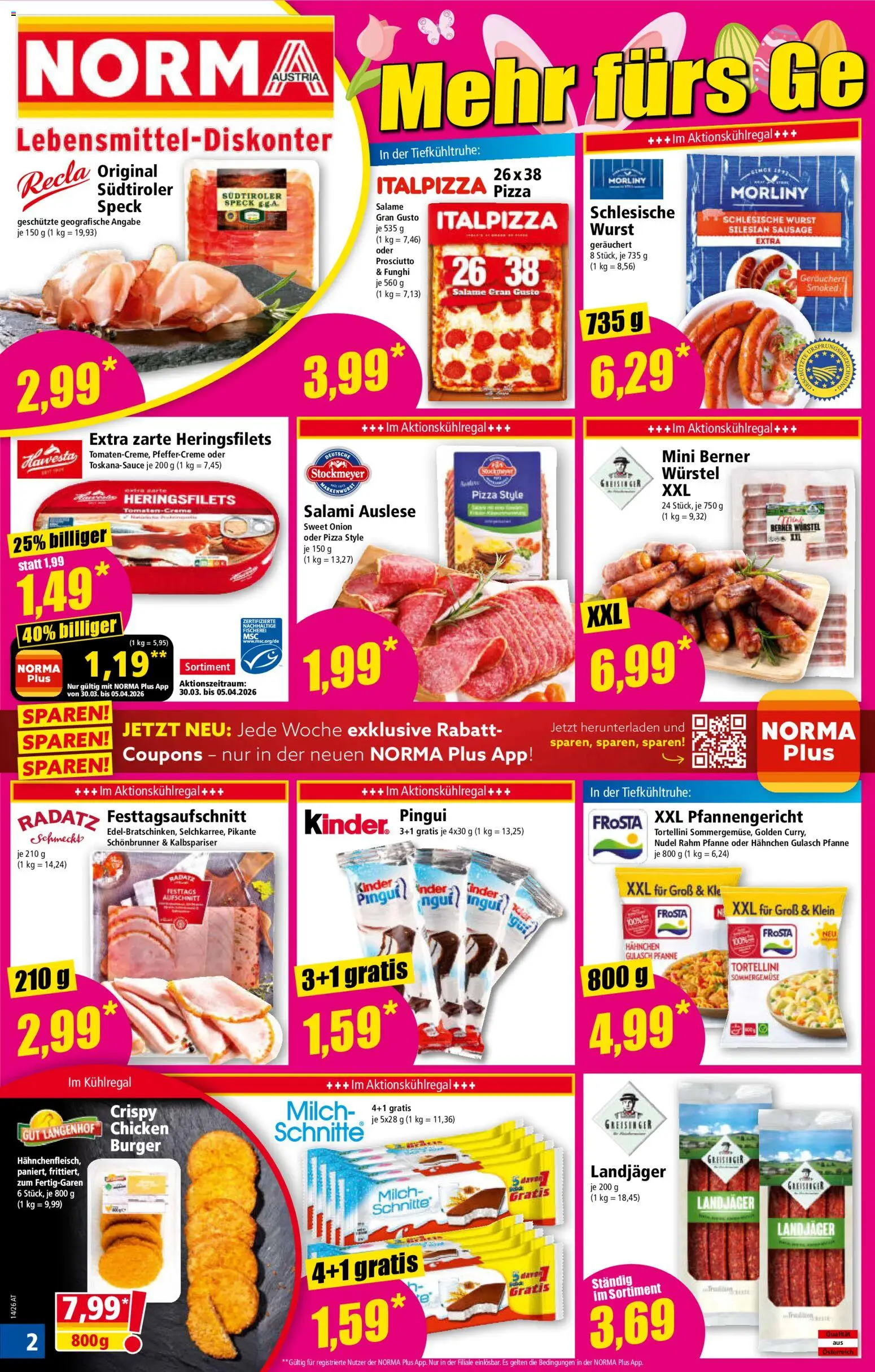 Die besten Angebote | Norma Flugblatt ab 30.03.2026 | - Jetzt stöbern! | Austria