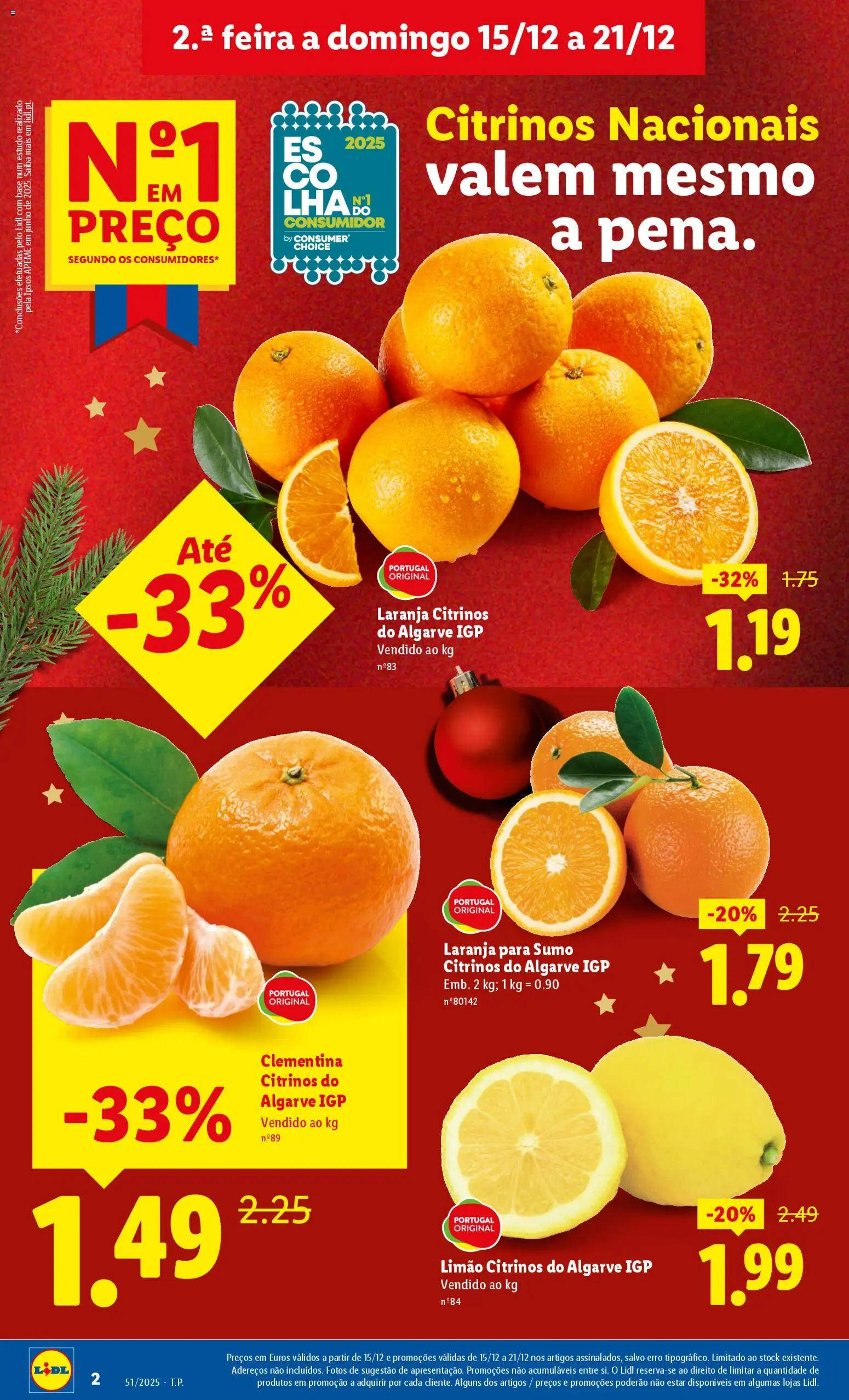 Lidl folheto │ válido de 15.12.2025 | Página: 2 | Produtos: Base, Sumo