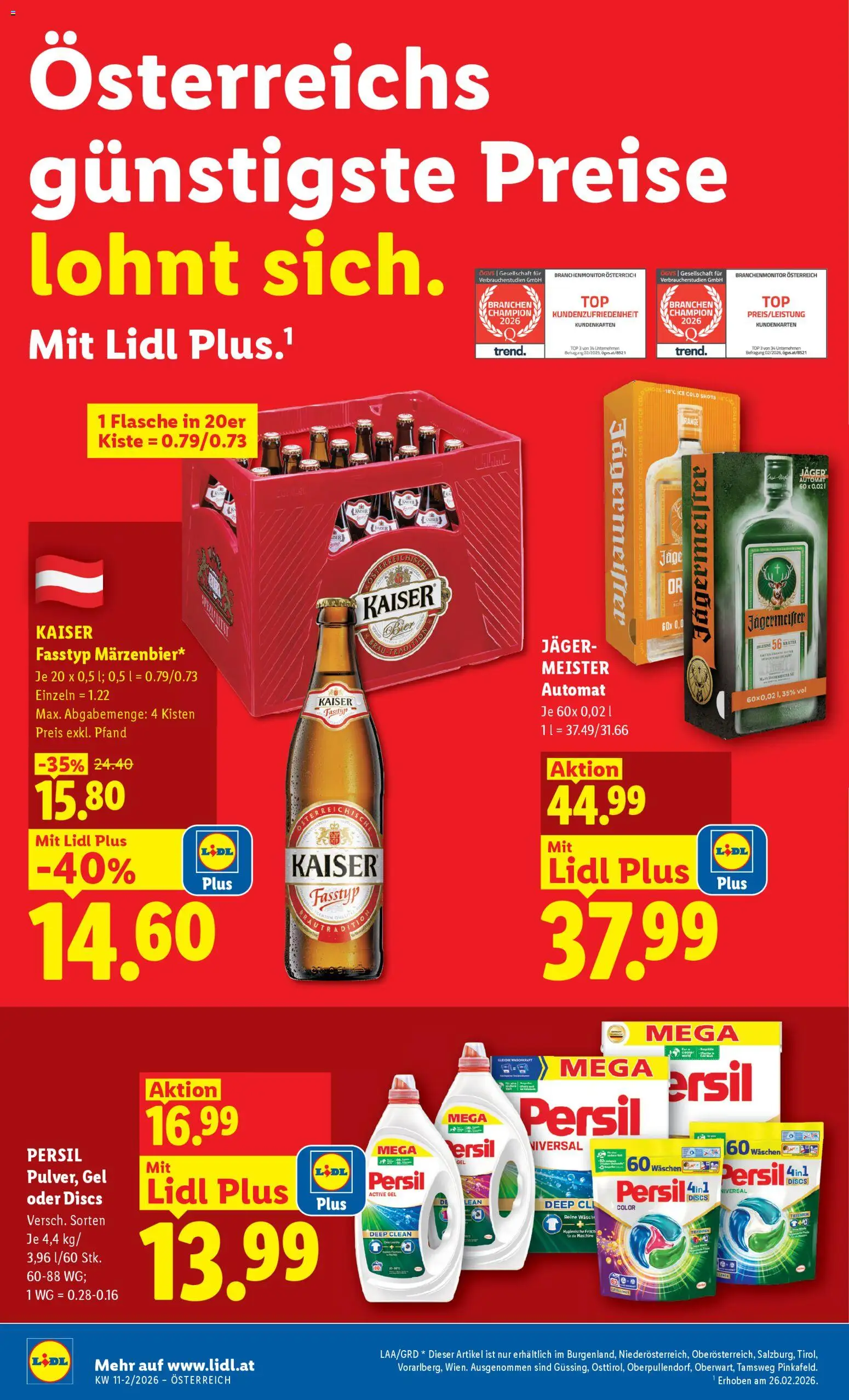 Lidl Flugblatt - Eisenstadt, Ebenfurth, Mattersburg gültig ab 12.03.2026 | Seite: 2 | Produkte: Bier