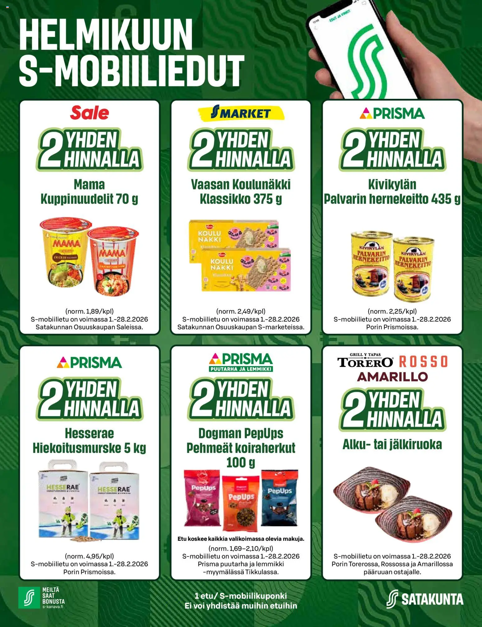 S-market - Satakunnan Osuuskauppa – voimassa 08.02.2026 alkaen | Sivu: 8