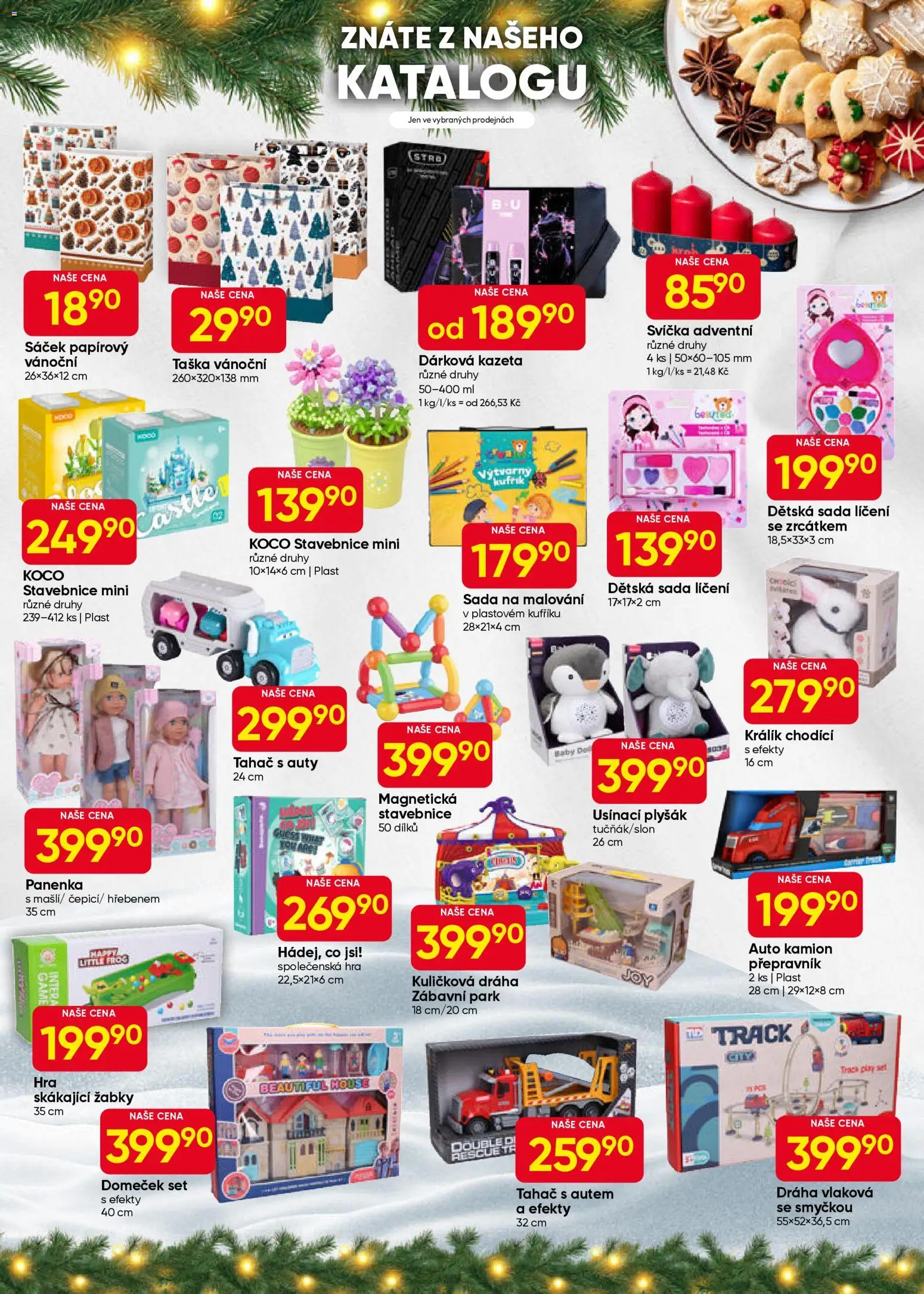 Hruška leták od 26.11.2025 | Strana: 11 | Produkty: Králík, Žabky, Svíčka, Sáček