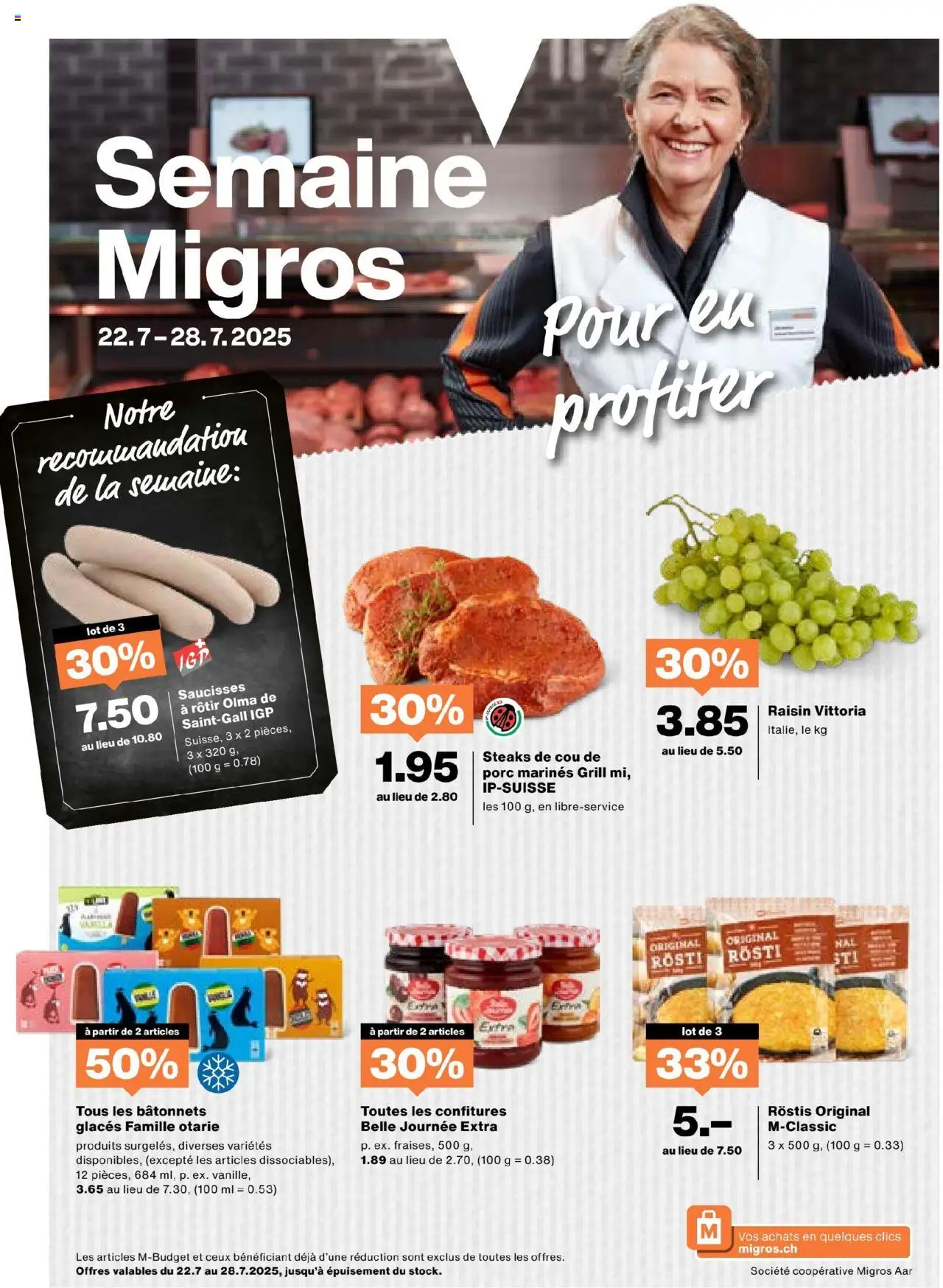 Migros Aktionen FR ab 22.07.2025 | Seite: 1 | Produkte: Grill