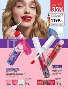 Katalógus AVON 2026 januári - amely érvényes a következő dátumtól: 01.01.2026 | Oldal: 37 | Termékek: Testpermet, Kokusz, Ajakrúzs, Eper