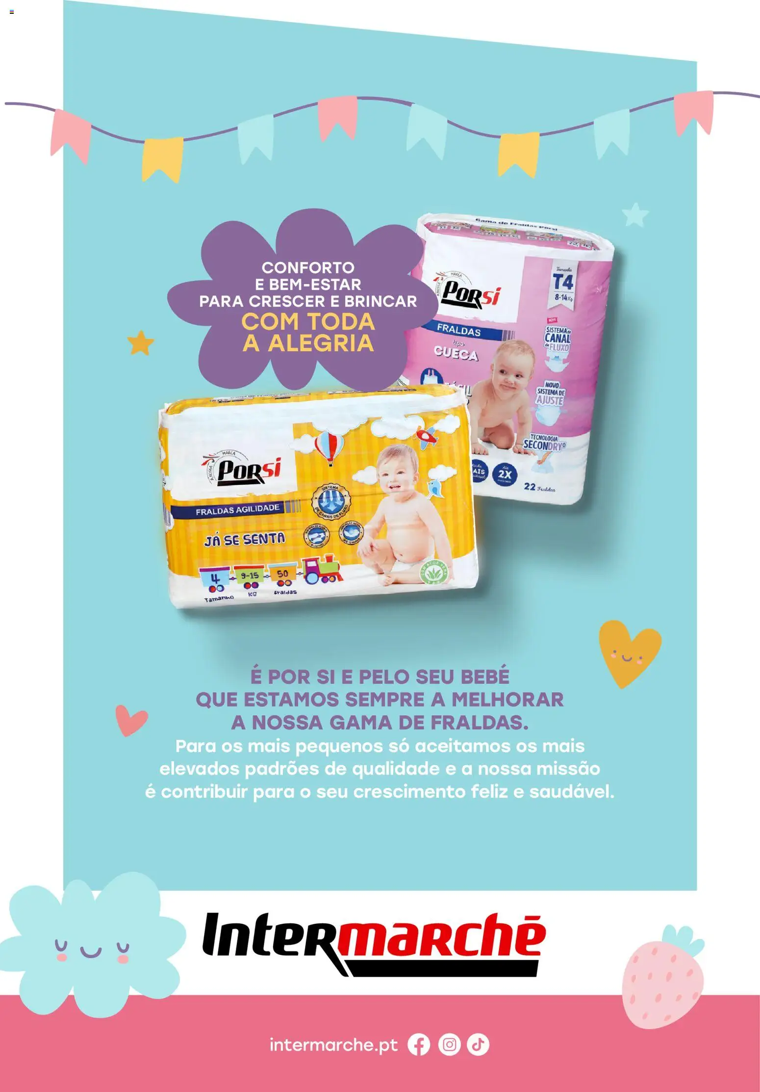 Intermarché - Ver Guia O Bê-á-bá do Bebé │ válido de 15.01.2026 | Página: 24 | Produtos: Fraldas