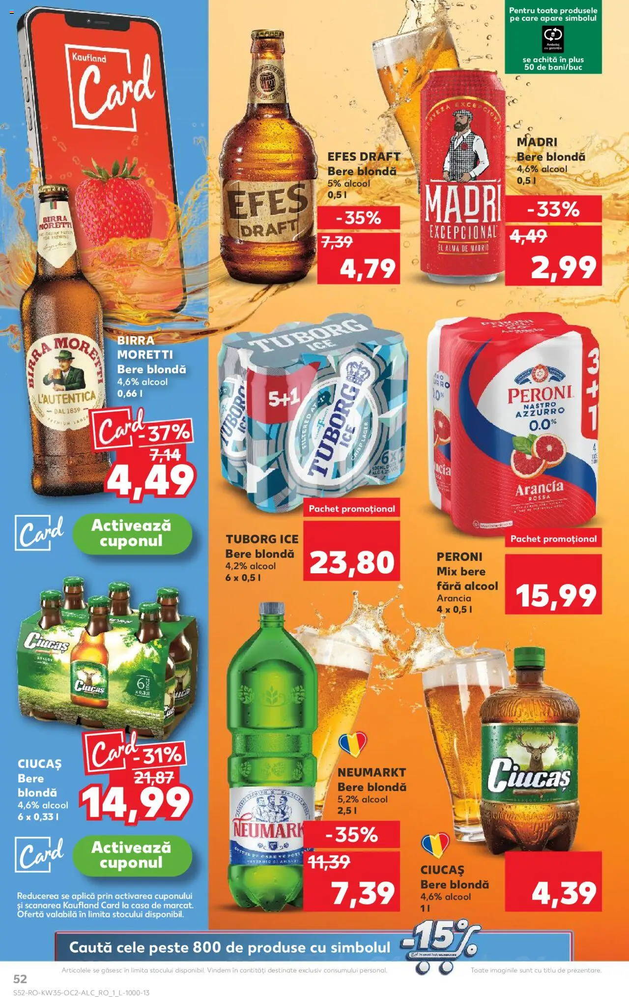 Kaufland RO akciós ujság - amely érvényes a következő dátumtól: 27.08.2025 | Oldal: 52 | Termékek: Alma