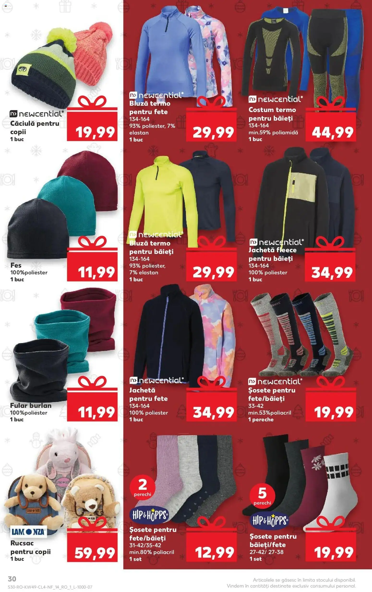 Noul catalog Kaufland – valabil de la 03.12.2025 | Pagină: 30 | Produse: Jachetă, Bluză, Șosete, Costum