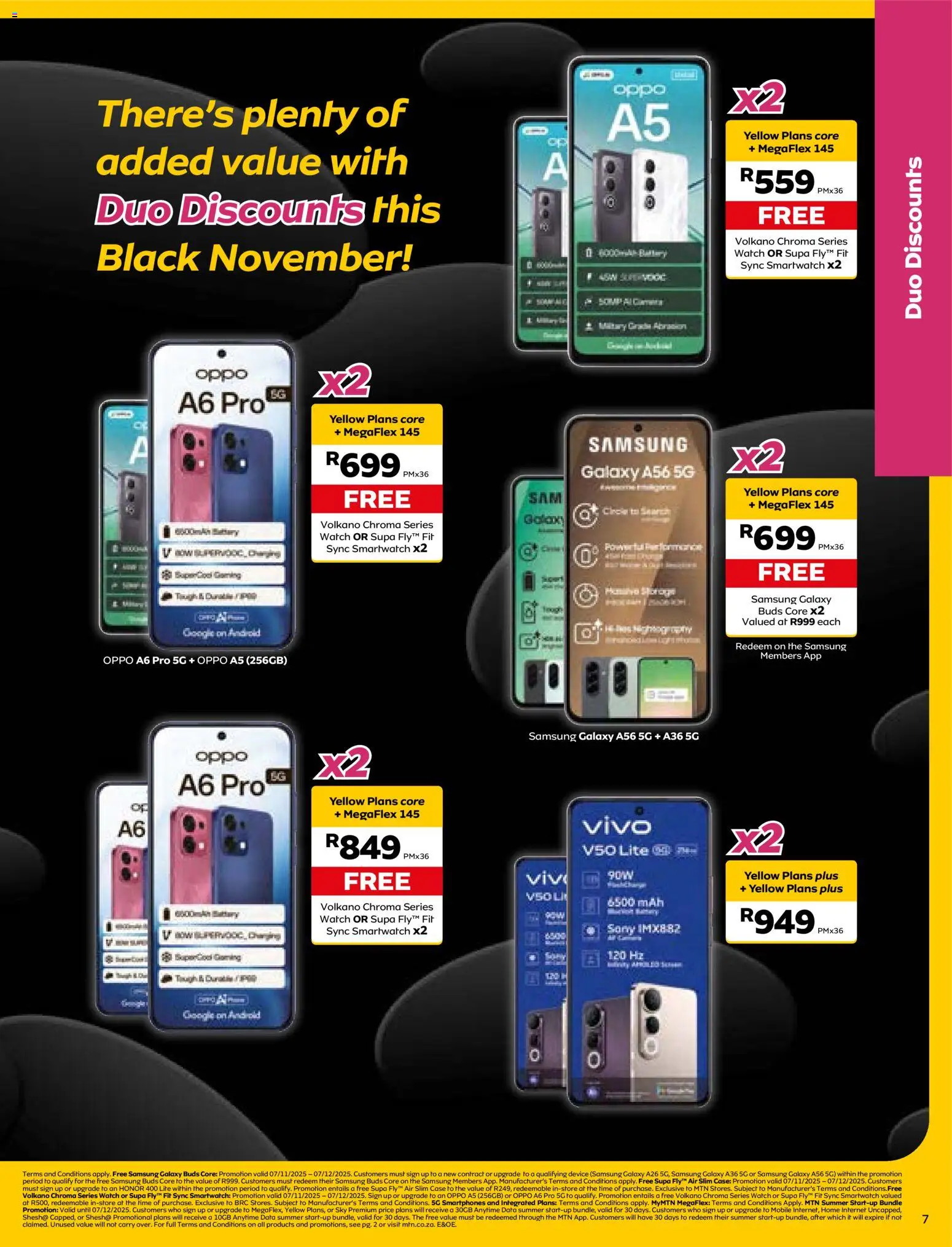New MTN catalogue – valid from 07.11.2025 | Page: 7 | Products: Data, Watch, Case, Smartwatch