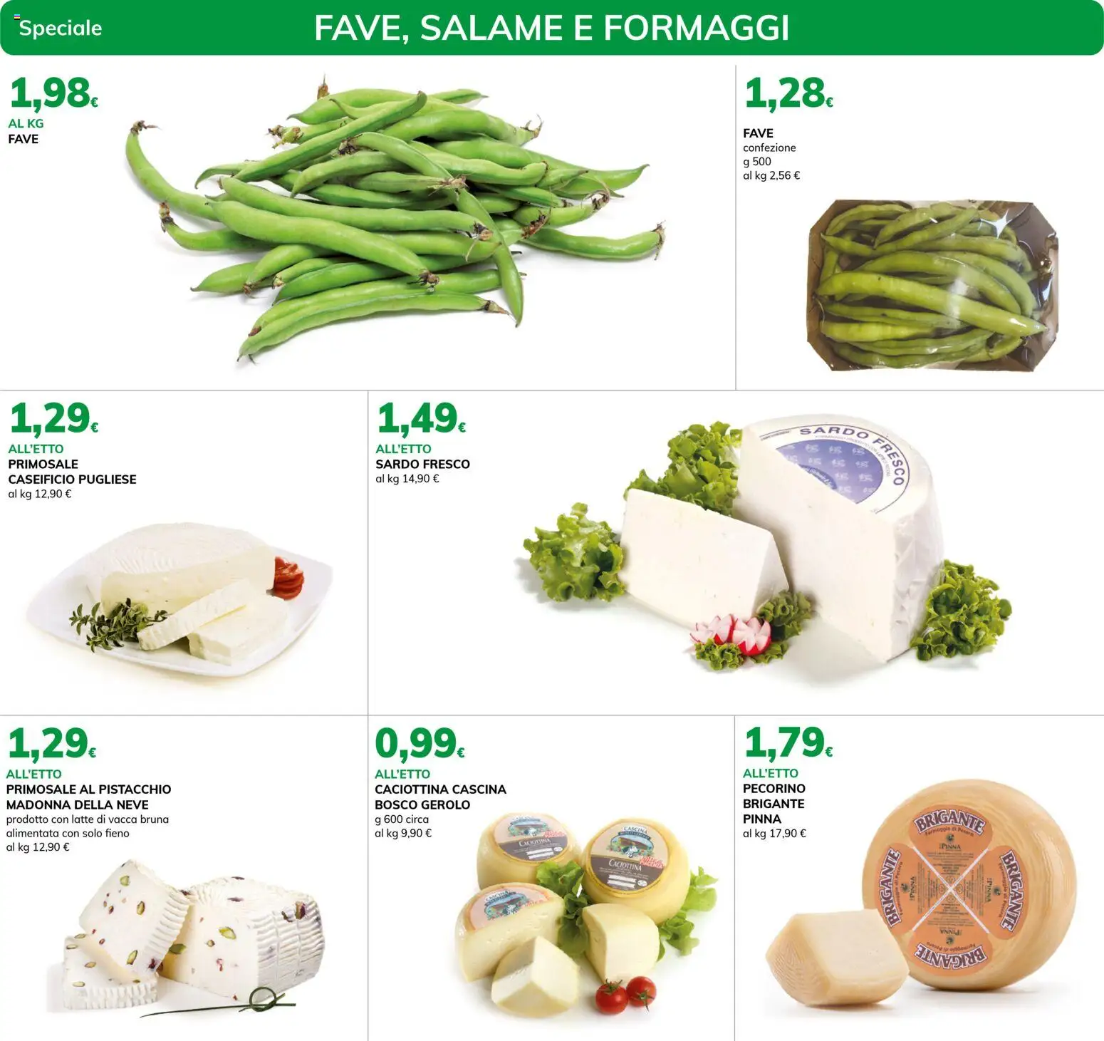 Volantino Basko del 31.03.2026 | Pagina: 2 | Prodotti: Salame, Latte, Pecorino
