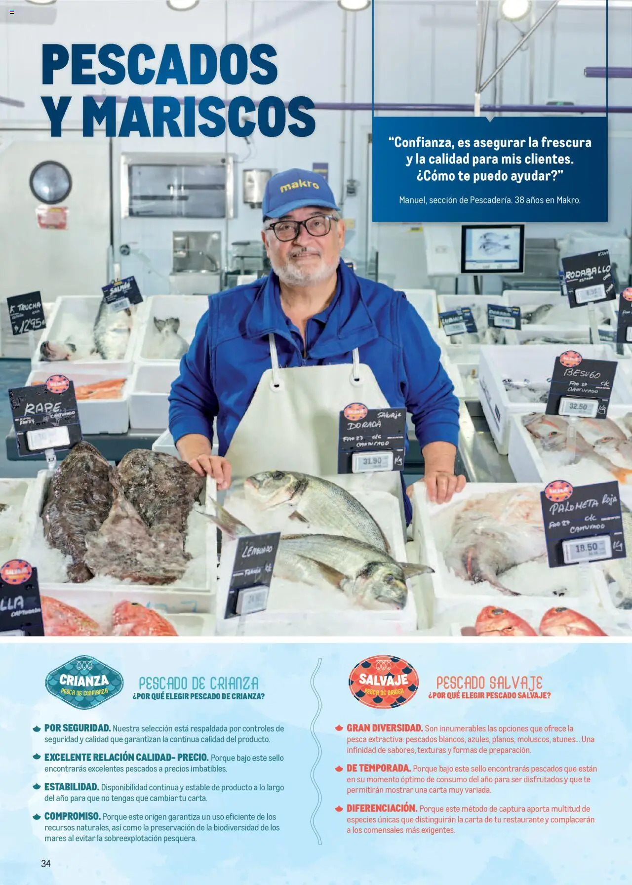 Makro - Especia Carta Prat │ válido desde el 08.04.2025 | Página: 34 | Productos: Pescado, Té