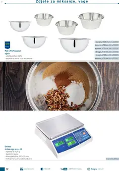 Metro - Poslovna rješenja - Proizvodi za slastičarstvo - Pregled kataloga iz trgovine Metro, vrijedi od 10.02.2026 | Stranica: 52 | Proizvodi: Zdjela, Vaga