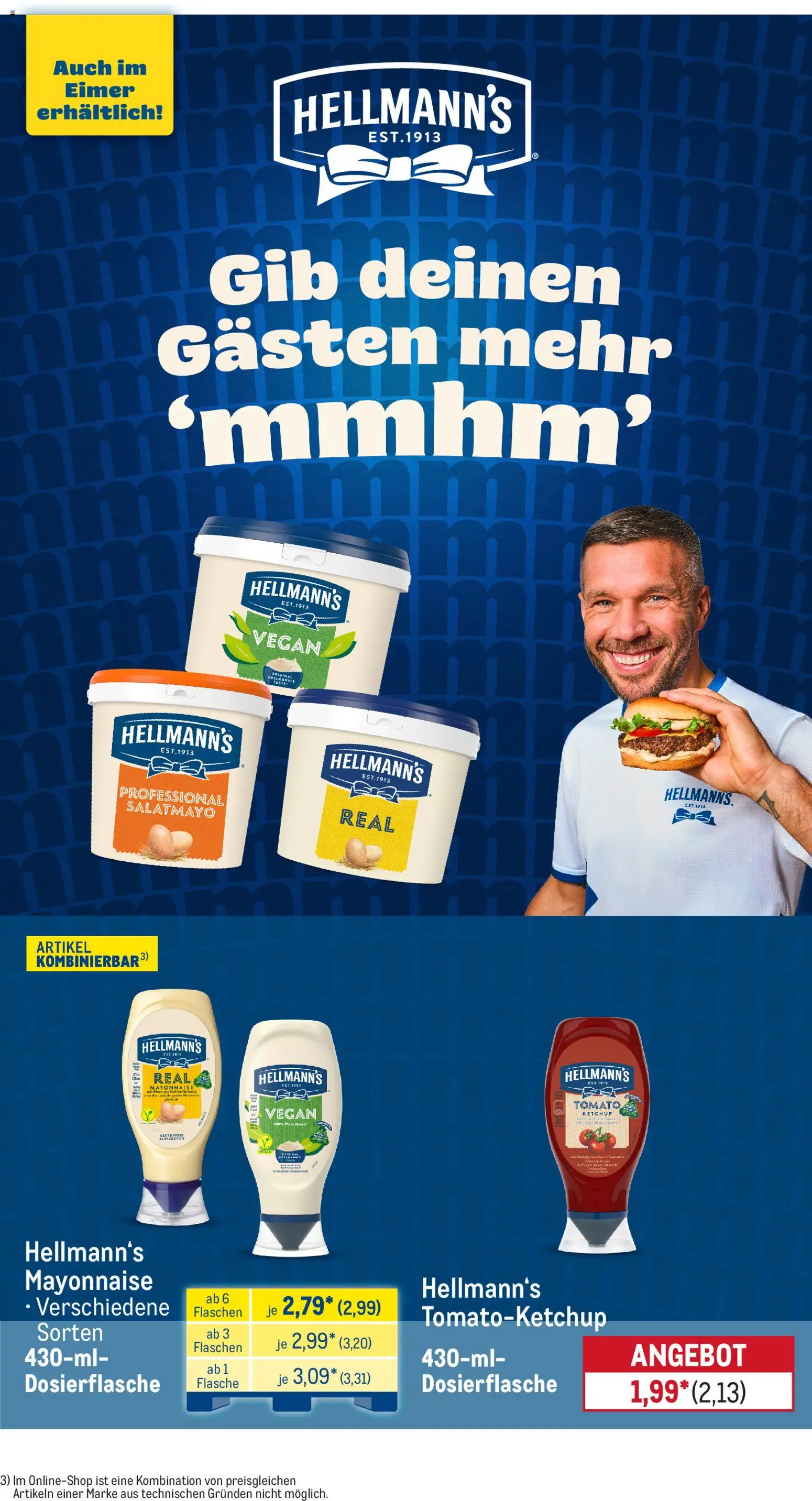 Metro Monats-Menü – gültig ab 01.04.2026 | Seite: 15 | Produkte: Mayonnaise, Ketchup