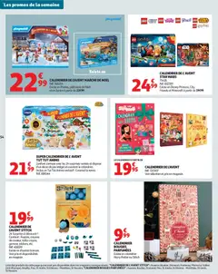 Auchan - Prévisualisation de Auchan prospectus valide à partir de 04.11.2025 | Page: 54 | Produits: PC, Playmobil, Calendrier de l'avent, Thé