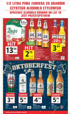 Intermarche Gazetka od 18.09.2025 | Strona: 40 | Produkty: Mango, Leżak, Piwo
