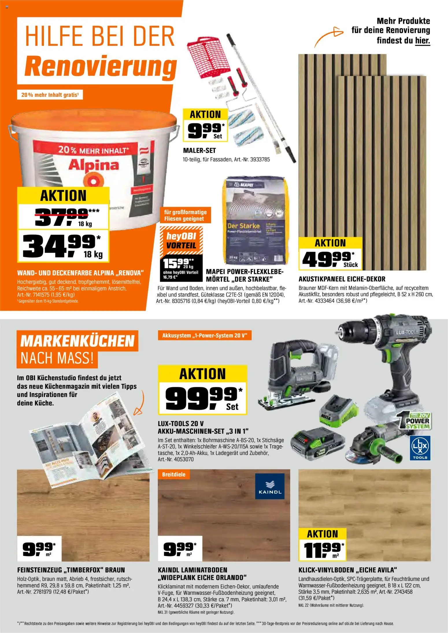 OBI Flugblatt gültig ab 01.03.2026 | Seite: 18