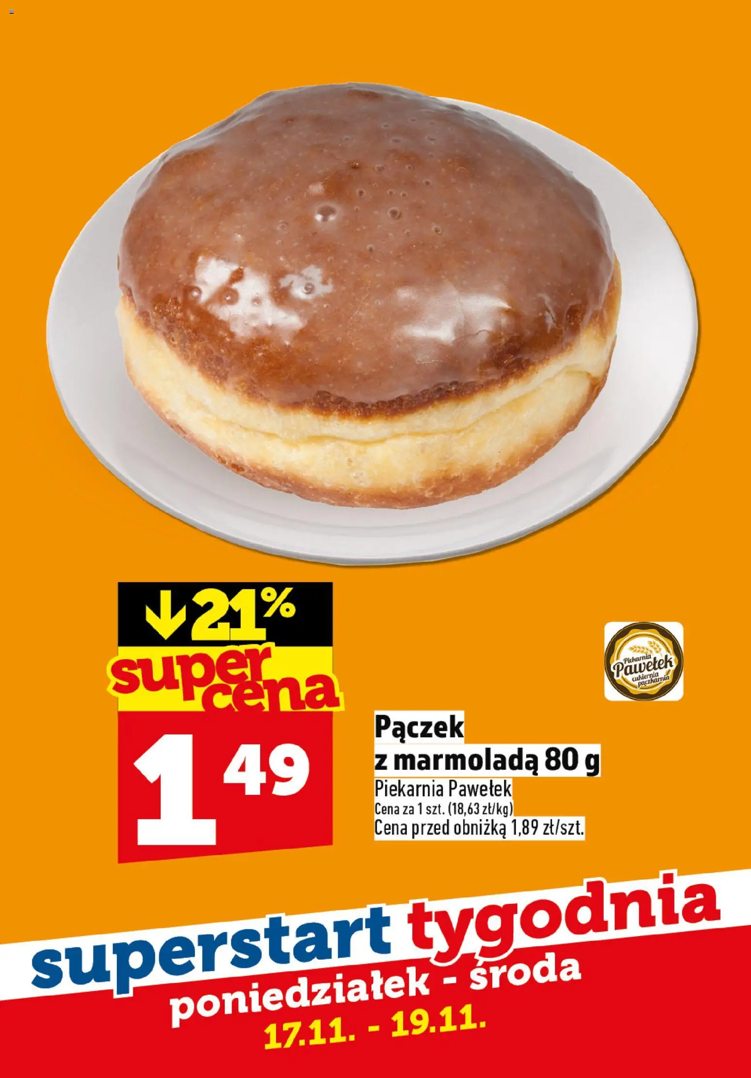 Topaz Gazetka - Superstart tygodnia od 17.11.2025 | Strona: 5 | Produkty: Piekarnia