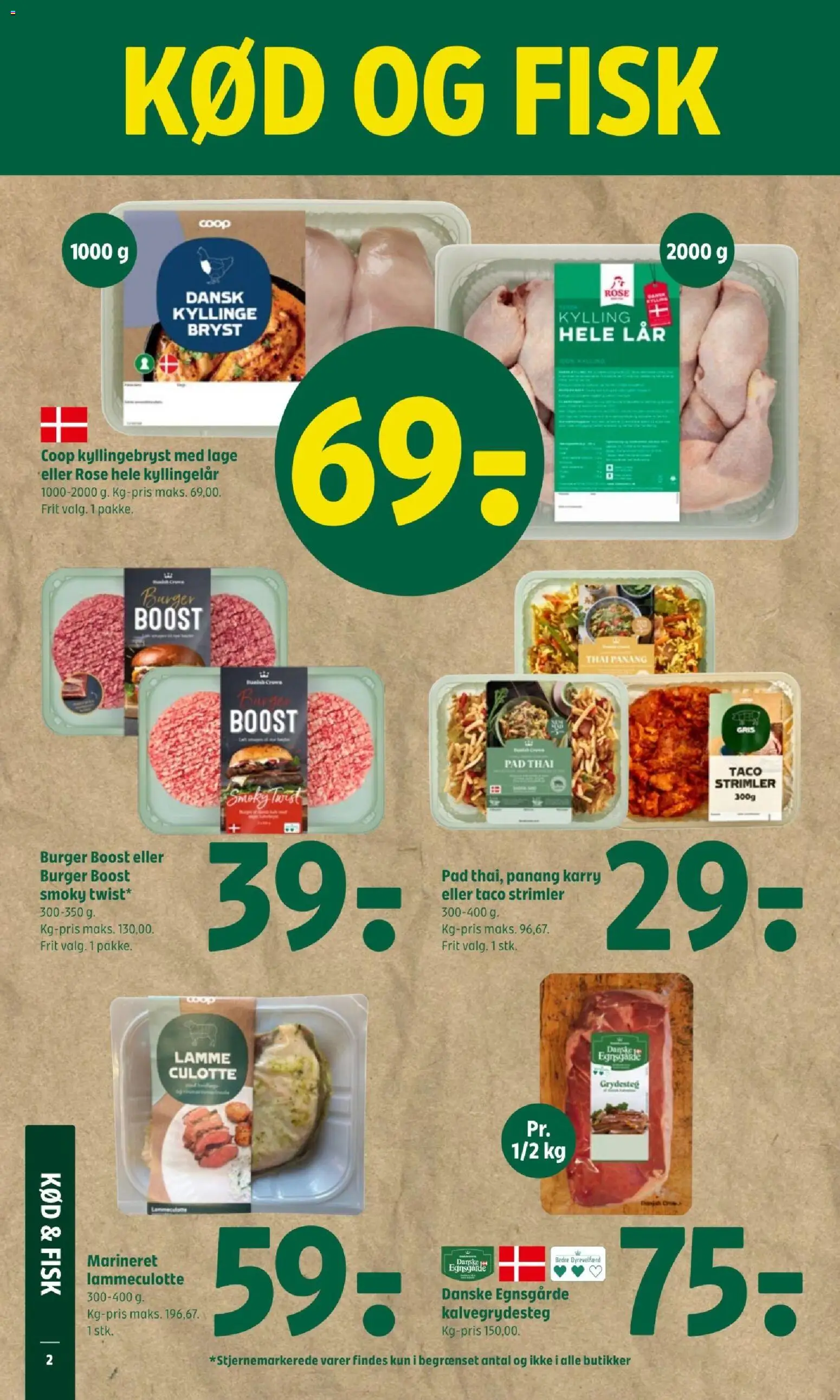 Coop 365 tilbudsavis – gyldig fra 08.01.2026 | Side: 2 | Produkter: Karry, Fisk, Taco