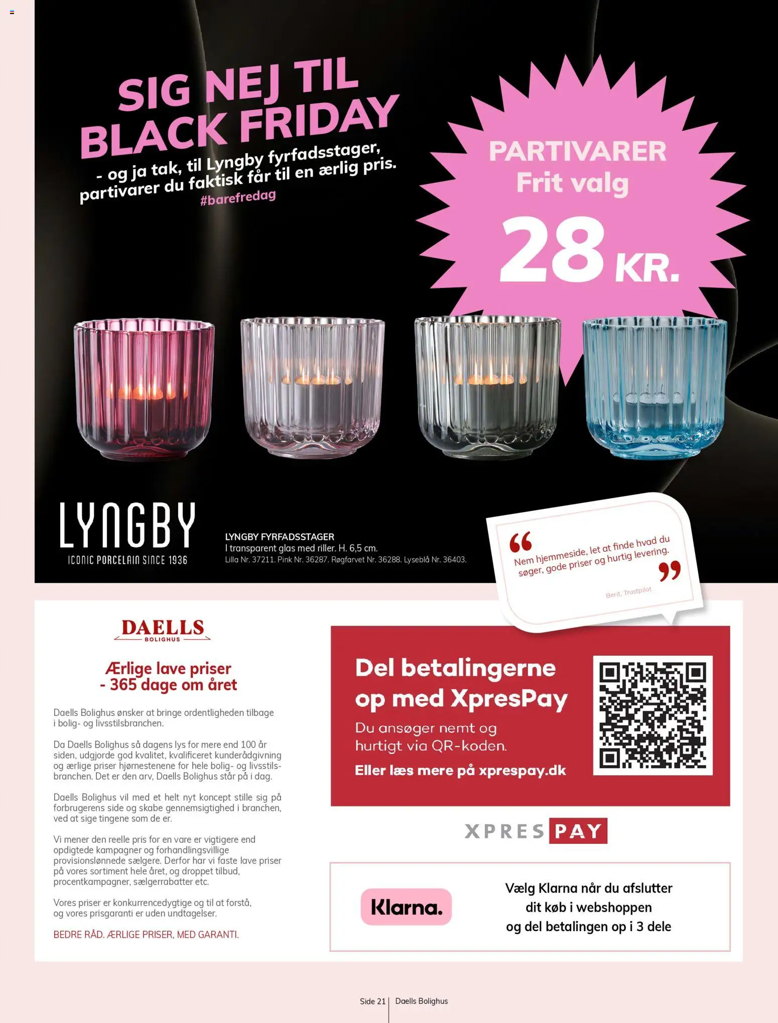 Daells Bolighus tilbudsavis – gyldig fra 21.11.2025 | Side: 21 | Produkter: Søm