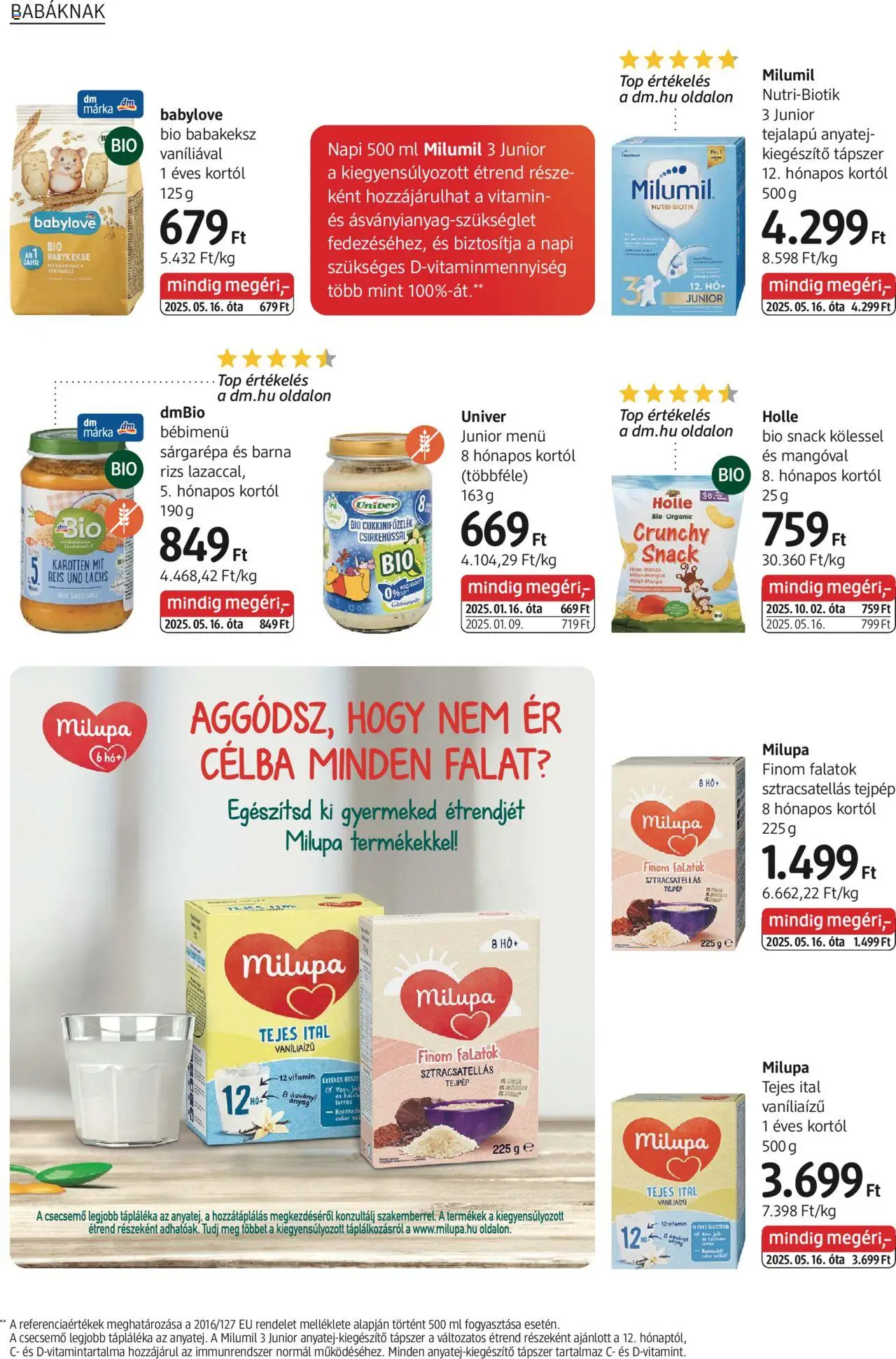 DM Drogerie Markt akciós ujság - amely érvényes a következő dátumtól: 02.10.2025 | Oldal: 16 | Termékek: Sárgarépa, Rizs, Cukor