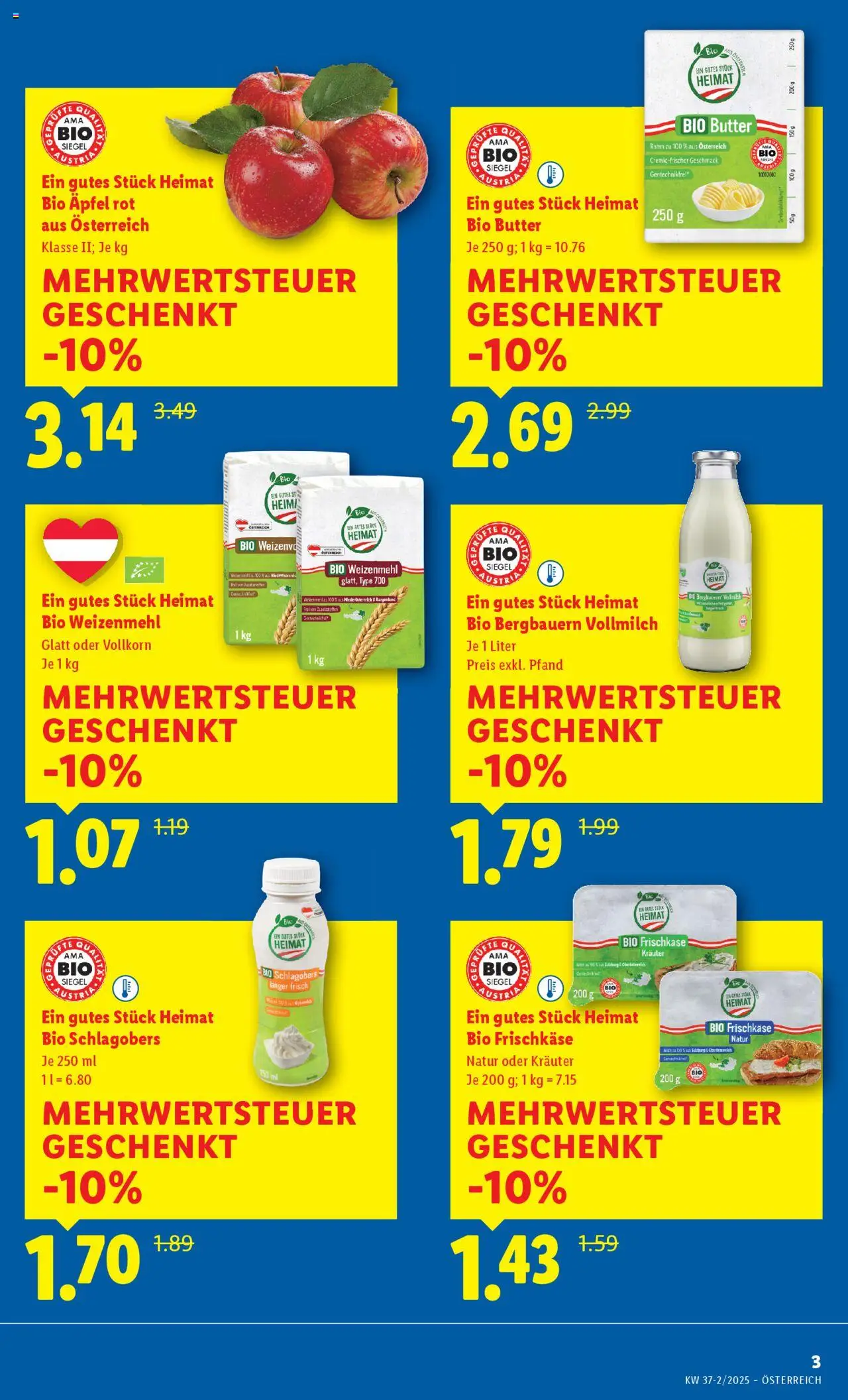 Lidl Flugblatt gültig ab 11.09.2025 | Seite: 5 | Produkte: Butter, Äpfel