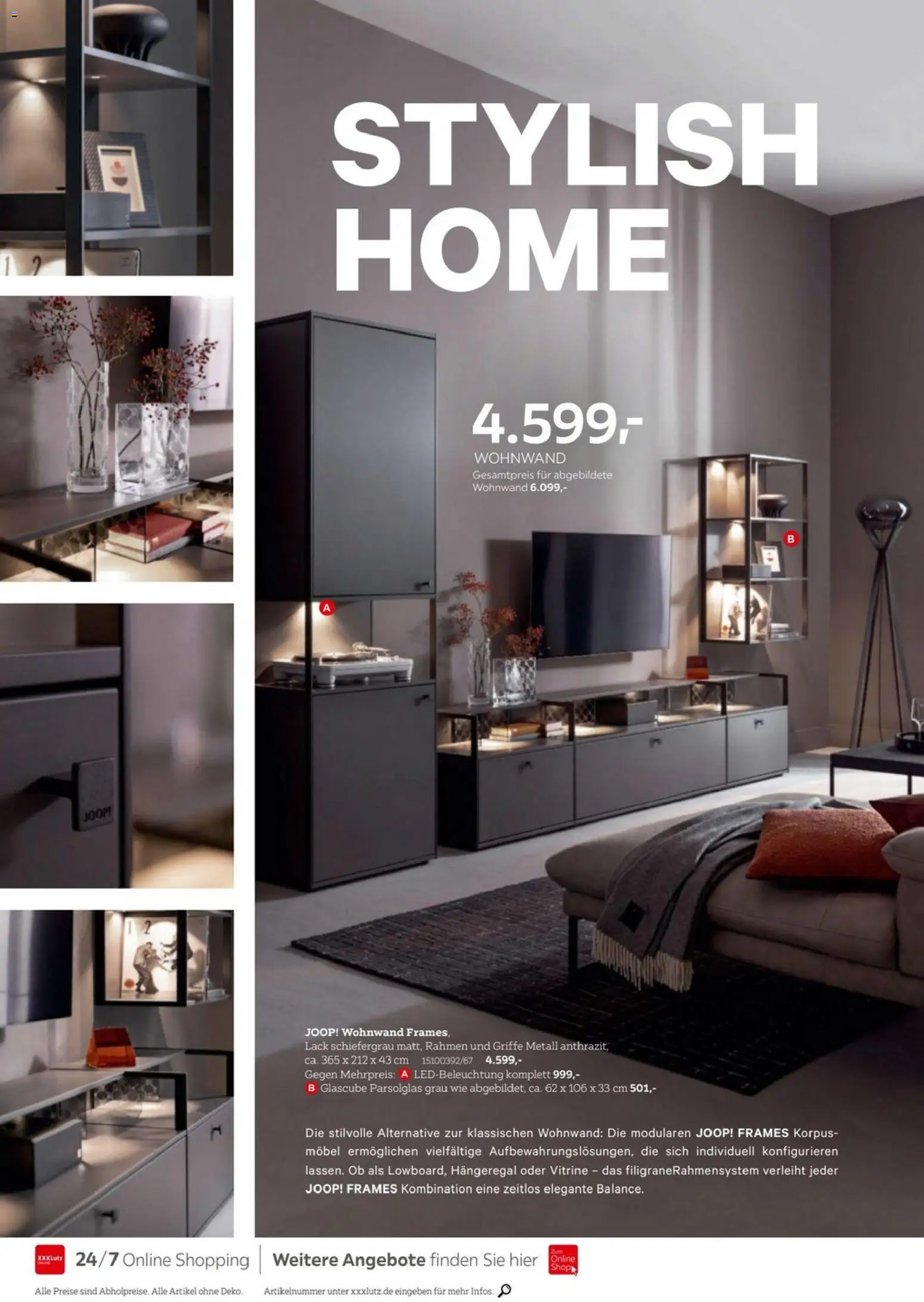 XXXLutz Home Collections – gültig ab 11.04.2026 | Seite: 6 | Produkte: Wohnwand, Vitrine