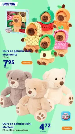 Action - Prévisualisation de Action prospectus valide à partir de 29.10.2025 | Page: 73 | Produits: Peluche, Vêtements, Ours en peluche
