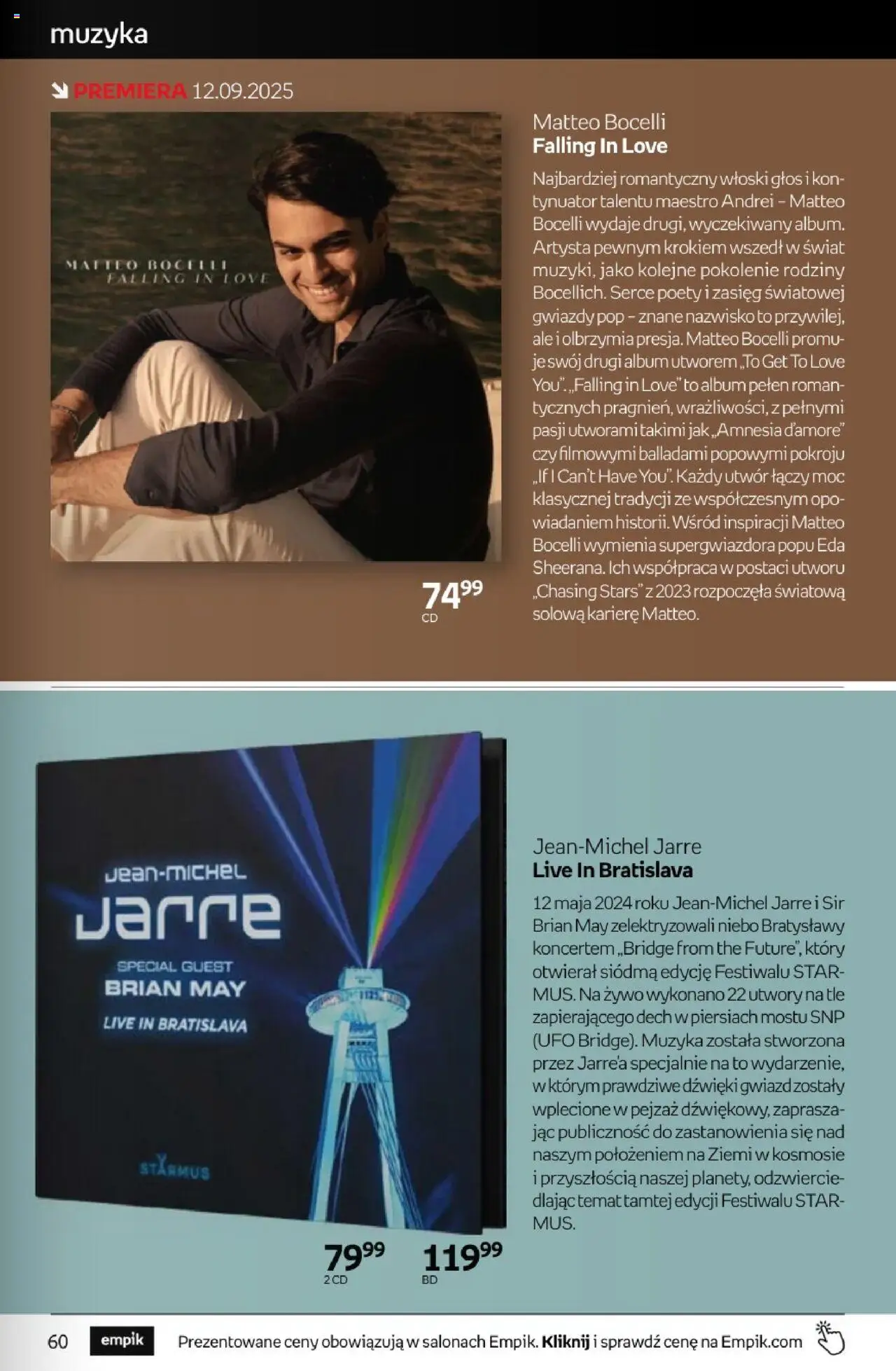 Empik promocje - Tom kultury Muzyka od 10.09.2025 | Strona: 7