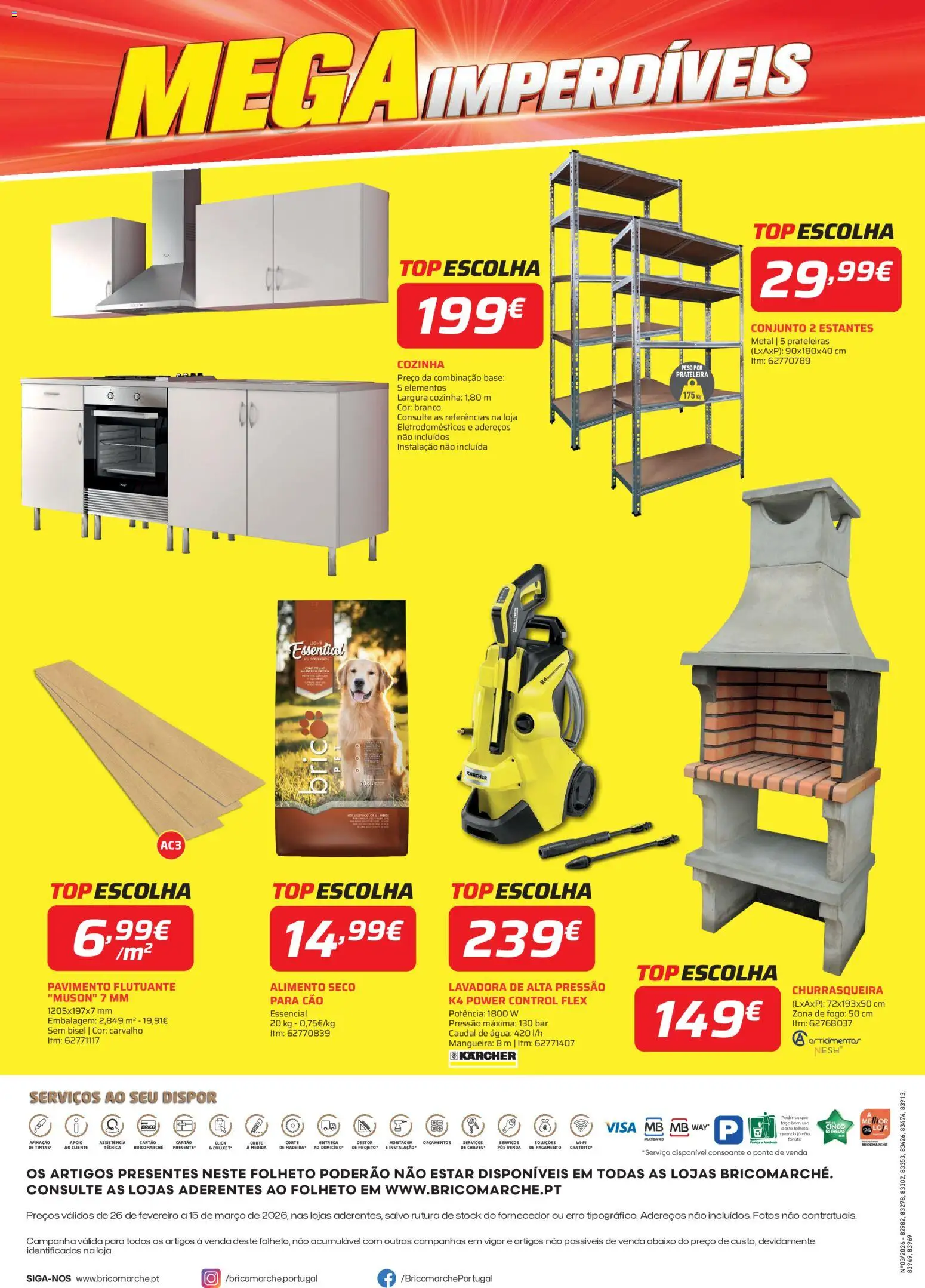 BricoMarché folheto │ válido de 26.02.2026 | Página: 4 | Produtos: Agua, Top, Base, Mangueira