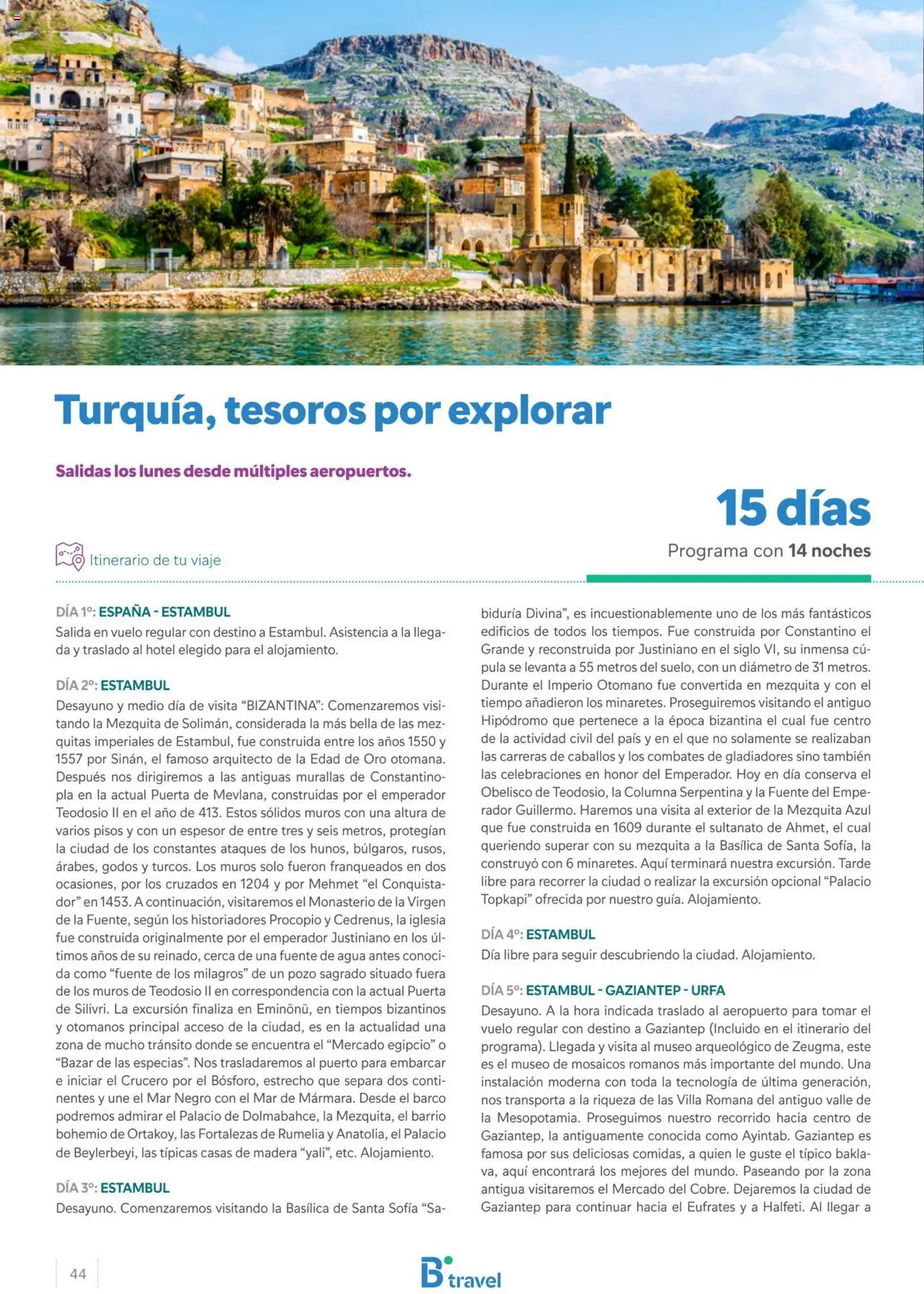 B the travel brand Turquía │ válido desde el 09.05.2024 | Página: 44
