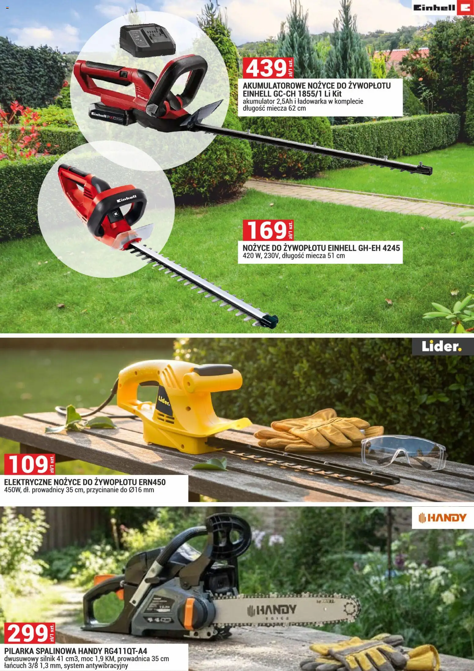 Merkury Market gazetka - Pawilony ogrodowe od 01.03.2026 | Strona: 6 | Produkty: Ładowarka, Nożyce do żywopłotu