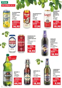 Náhled letáku BRANÍK 11, Pivo světlý ležák, 2 l PET láhev od 29.04.2026 | Strana: 38