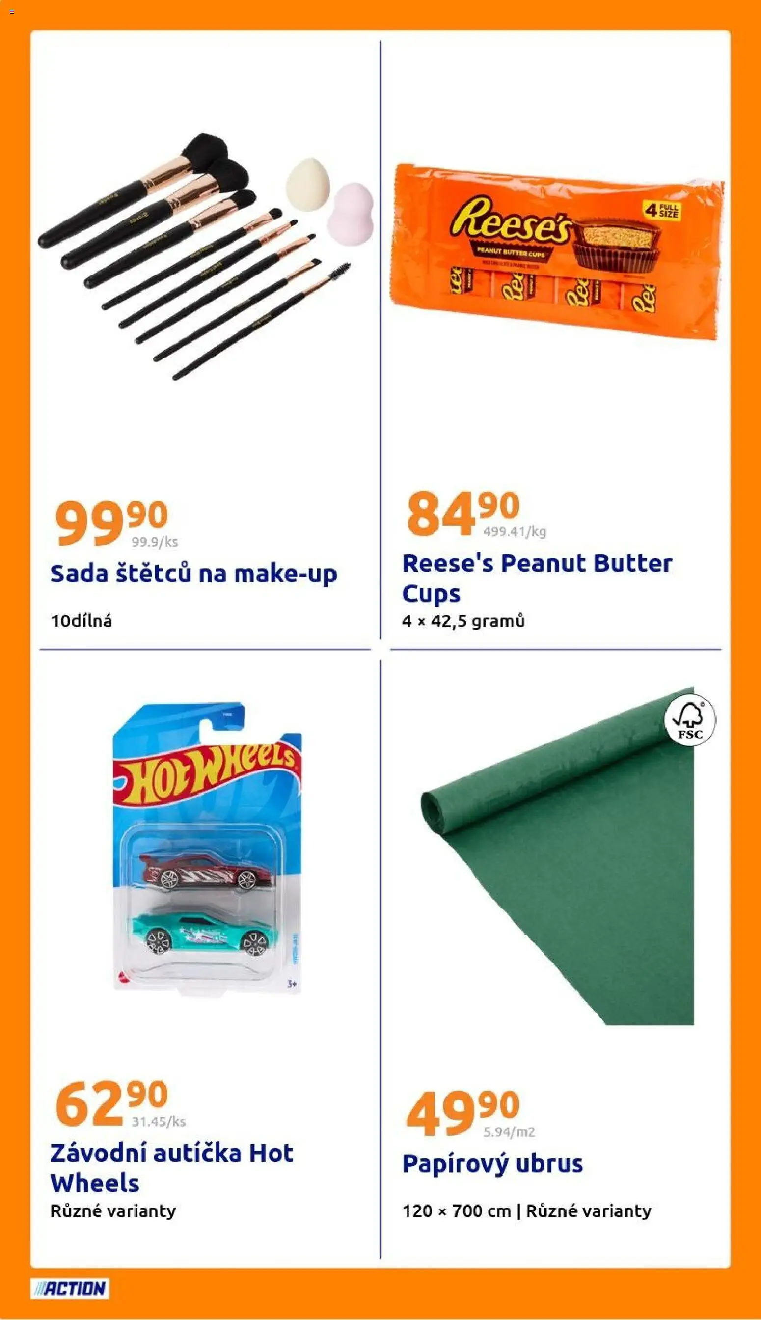 Action leták od 17.12.2025 | Strana: 24 | Produkty: Reese's, Makeup, Ubrus