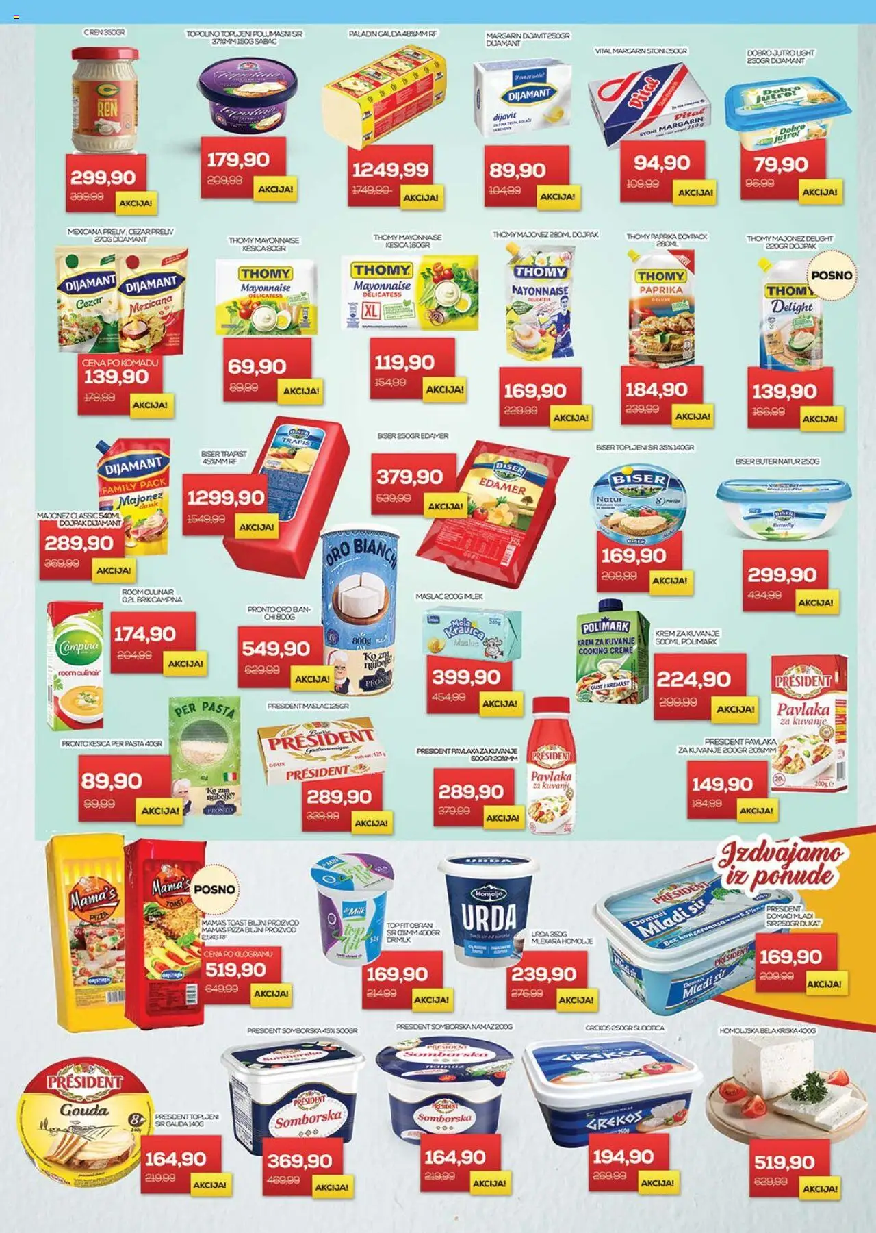 Medius katalog - važi od 12.08.2025 | Strana: 4 | Proizvode: Majonez, Edamer, Gouda, Margarin