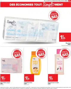 Carrefour Market - Prévisualisation de Carrefour Market Tout simplement valide à partir de 05.01.2026 | Page: 11 | Produits: Dissolvant, Papier toilette, Shampoing, Mouchoirs