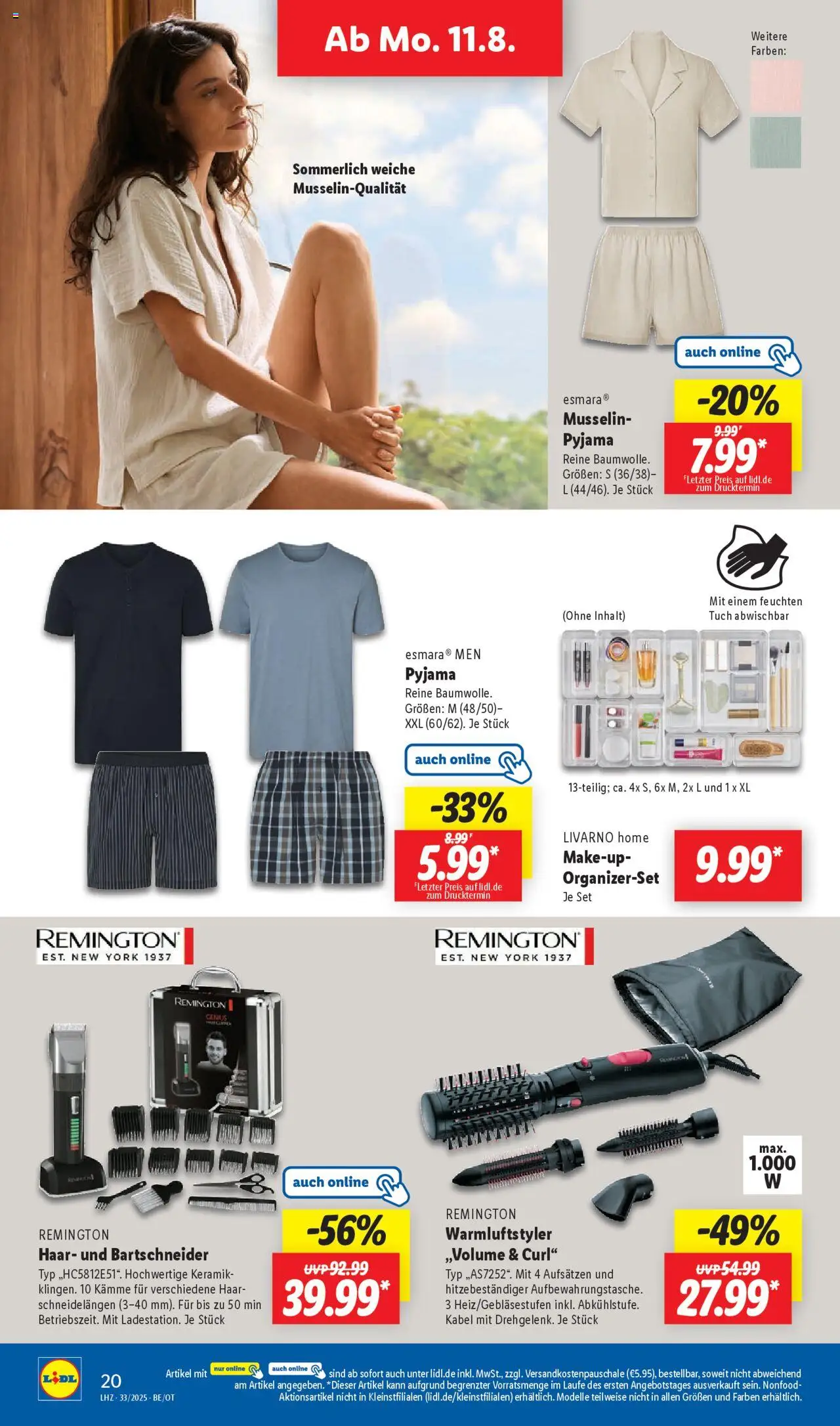 Lidl Prospekt Bernsdorf - gültig ab dem 11.08.2025 | Seite: 30 | Produkte: Kabel, Pyjama