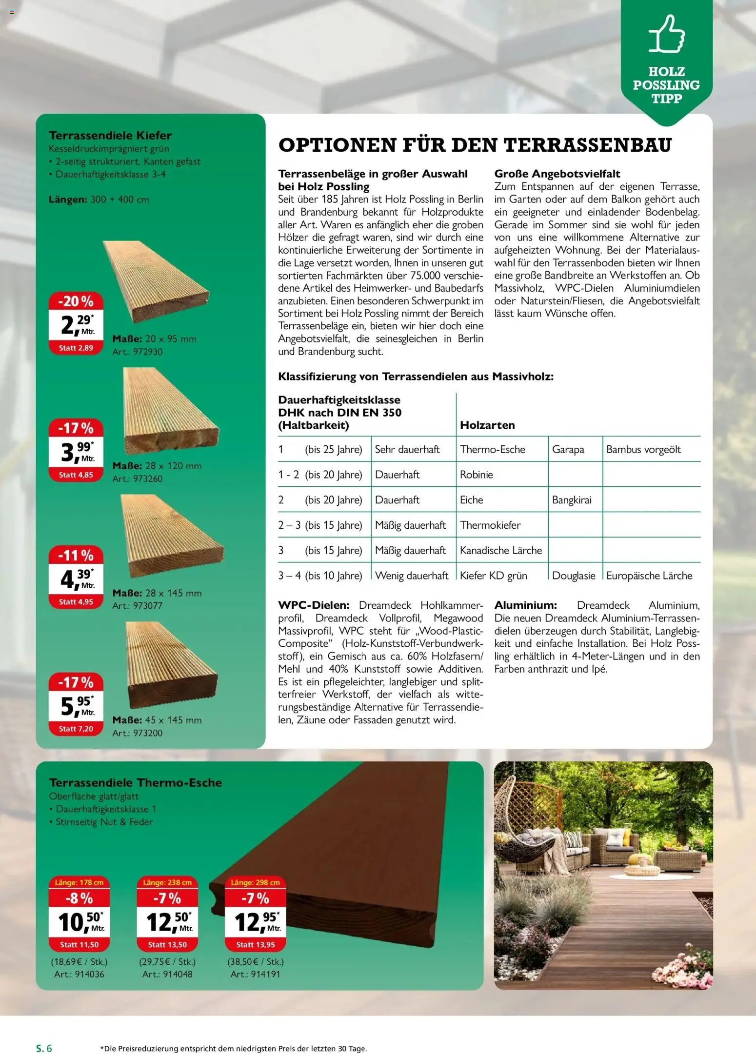 Angebote - Holz Possling: Preisaktion Angebote – gültig ab 19.04.2026 | Seite: 6 | Produkte: Mehl