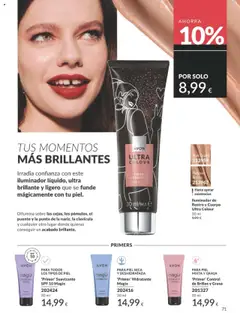 Vista previa Iluminador de Rostro y Cuerpo Ultra Colour, Liquid highlighter for face & body válido desde el 01.10.2025 | Página: 71