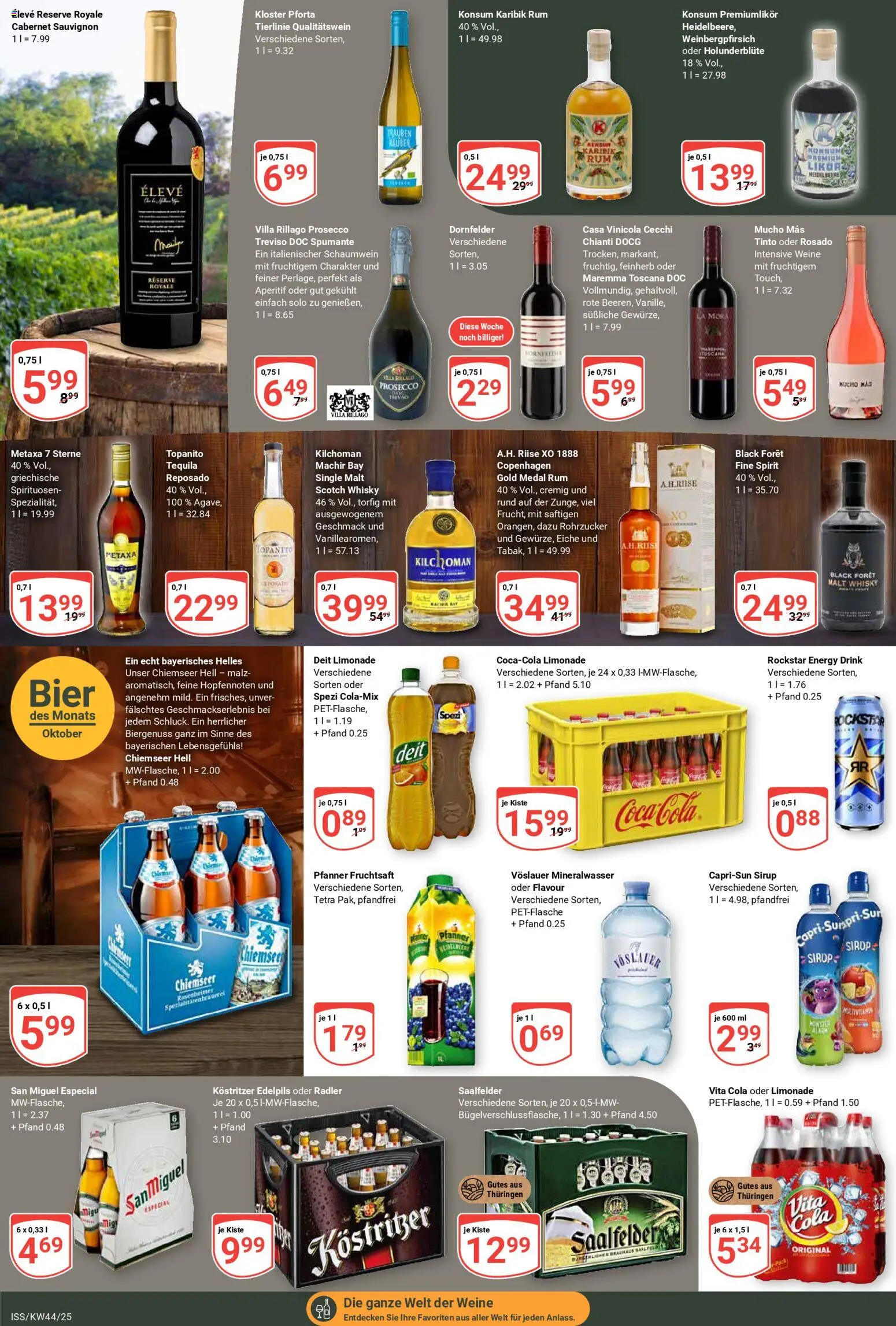 Globus Prospekt 	 – gültig ab 27.10.2025 | Seite: 17 | Produkte: Whisky, Energy, Sirup, Tequila
