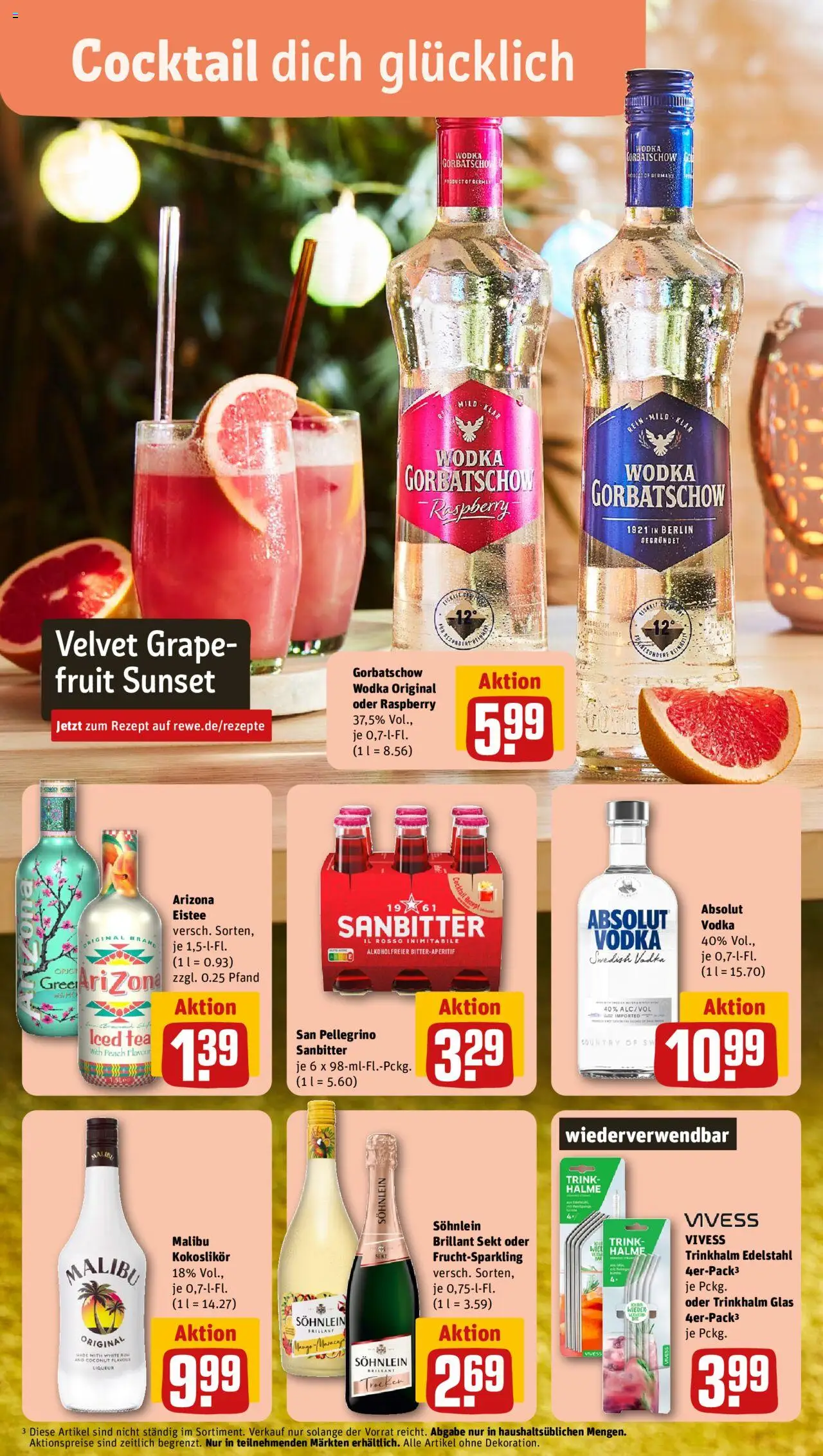 Rewe ihr Kaufpark Prospekt 	 - gültig ab dem 28.07.2025 | Seite: 16 | Produkte: Sekt, Rum, Vodka, Wodka