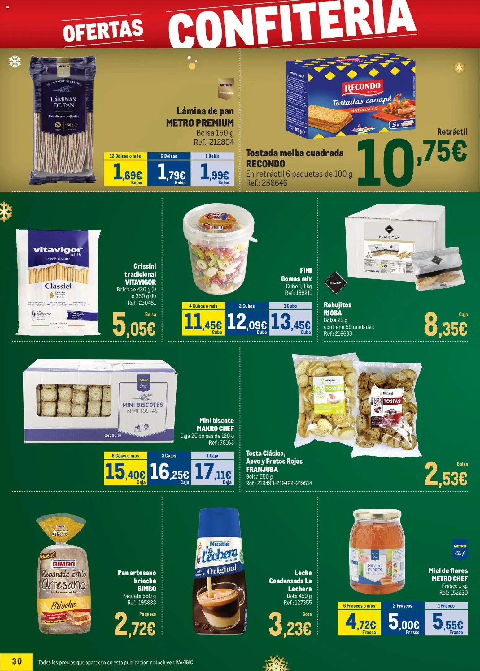 Makro - Precios Navidad Canarias │ válido desde el 24.11.2025 | Página: 30 | Productos: Ψηφιακή κάμερα, Leche, Bolsa, Caja