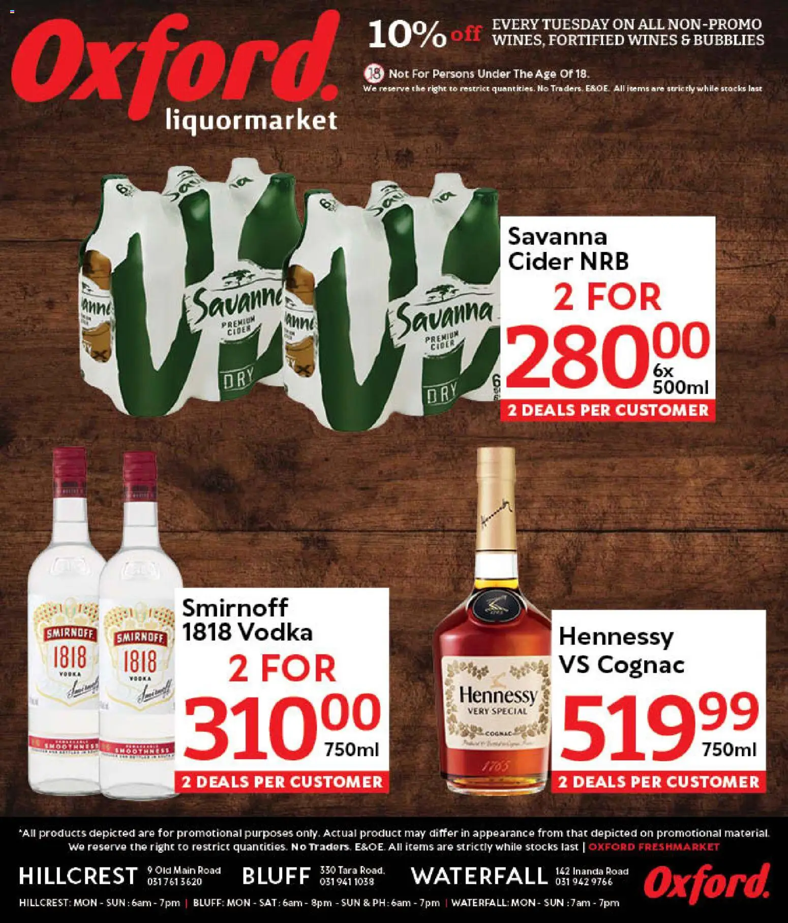 New Oxford Freshmarket catalogue – valid from 28.02.2026 | Page: 8 | Products: Cider, Vodka, Ensalada de quino