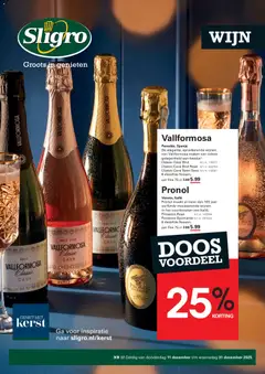 Sligro - Wijn - Voorbeeld van een folder van Sligro, geldig van 11.12.2025