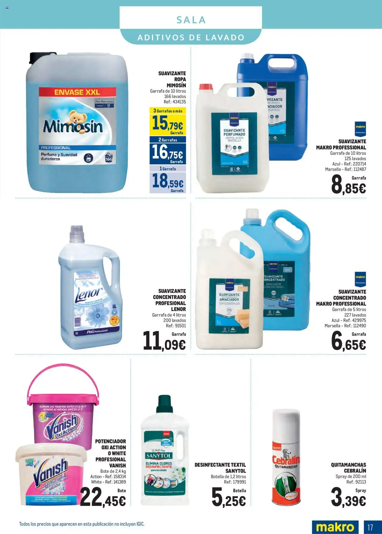 Makro - Especial Limpieza Canarias │ válido desde el 01.09.2025 | Página: 17 | Productos: Perfume, Jabón, Ropa, Suavizante