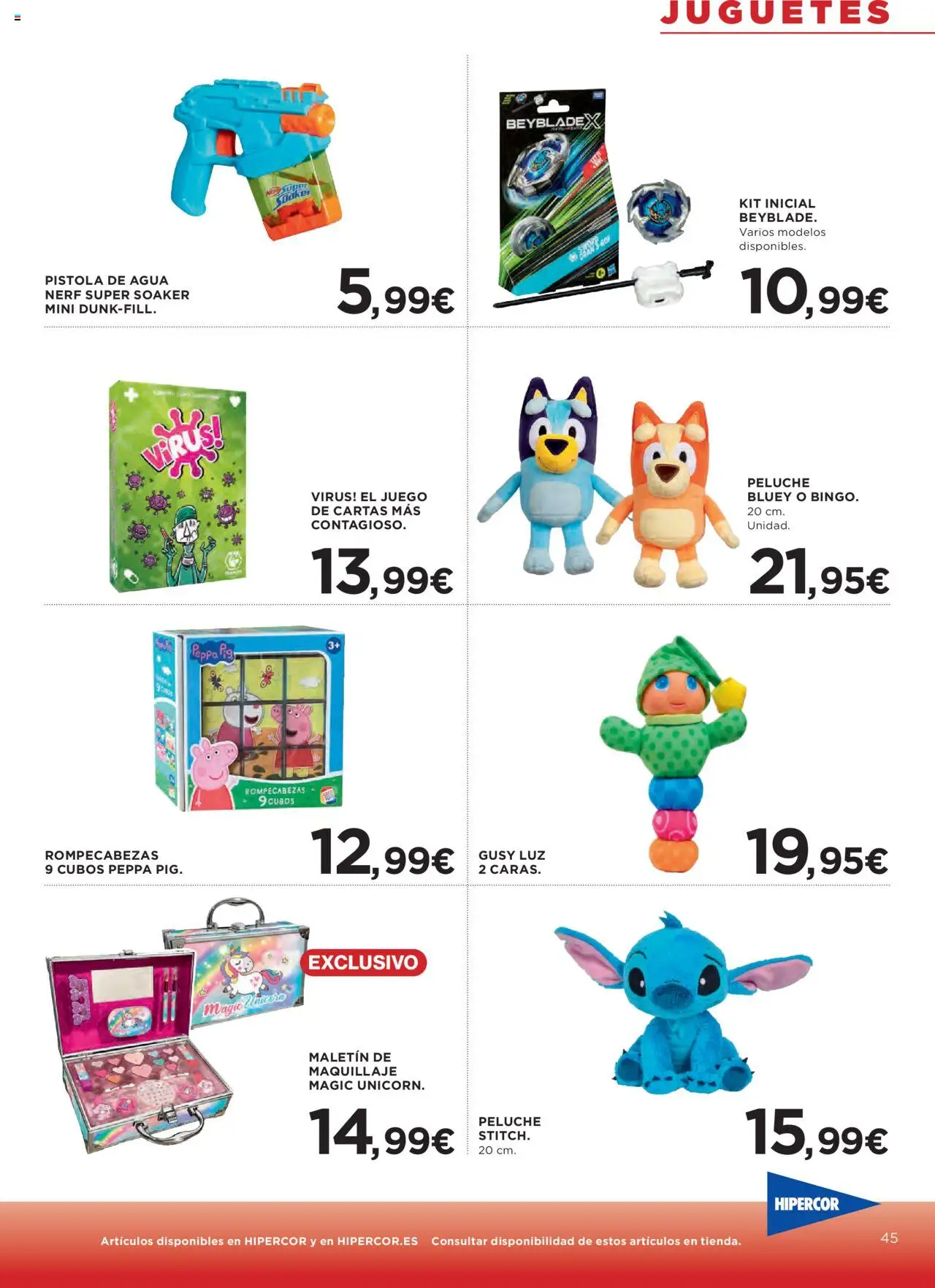 Hipercor catálogo │ válido desde el 19.06.2025 | Página: 50 | Productos: Maquillaje, Juguetes