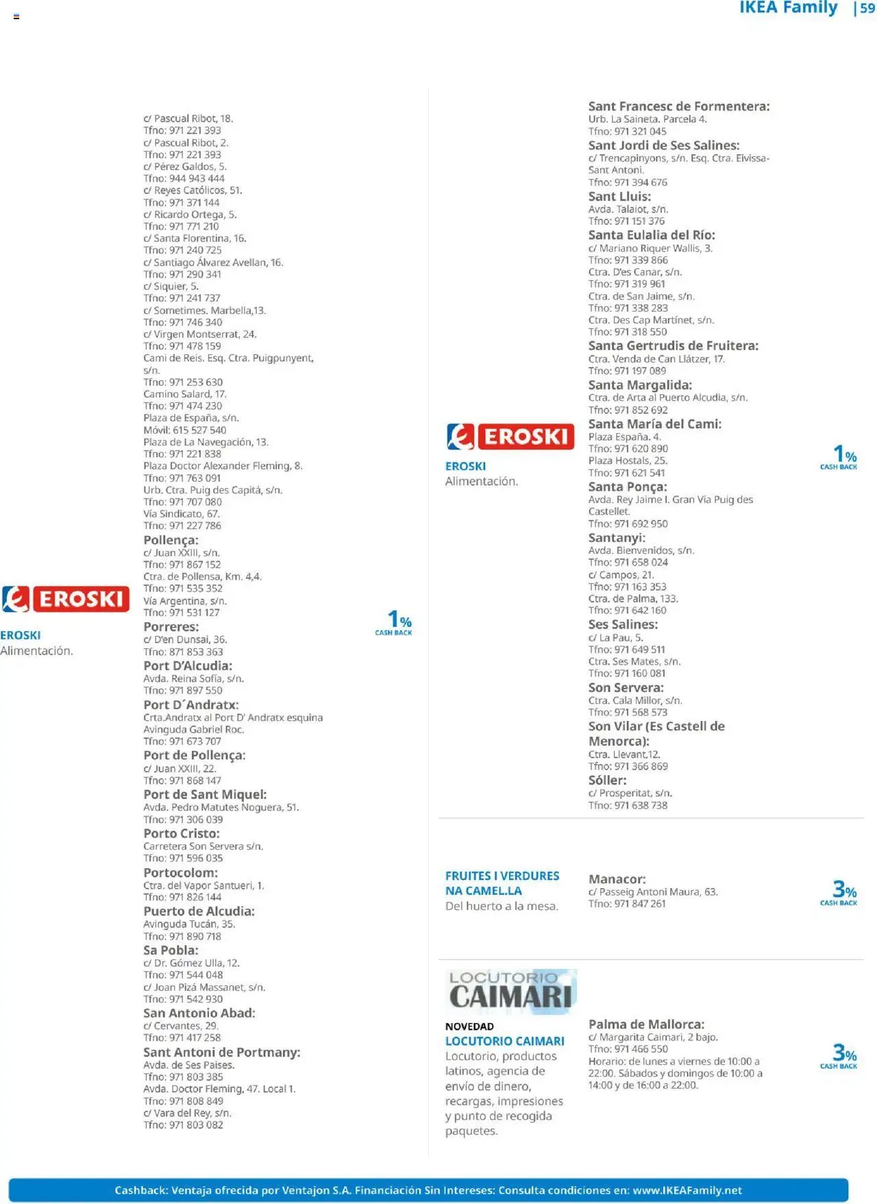 Catálogo IKEA Family Mallorca │ válido desde el 01.07.2025 | Página: 59