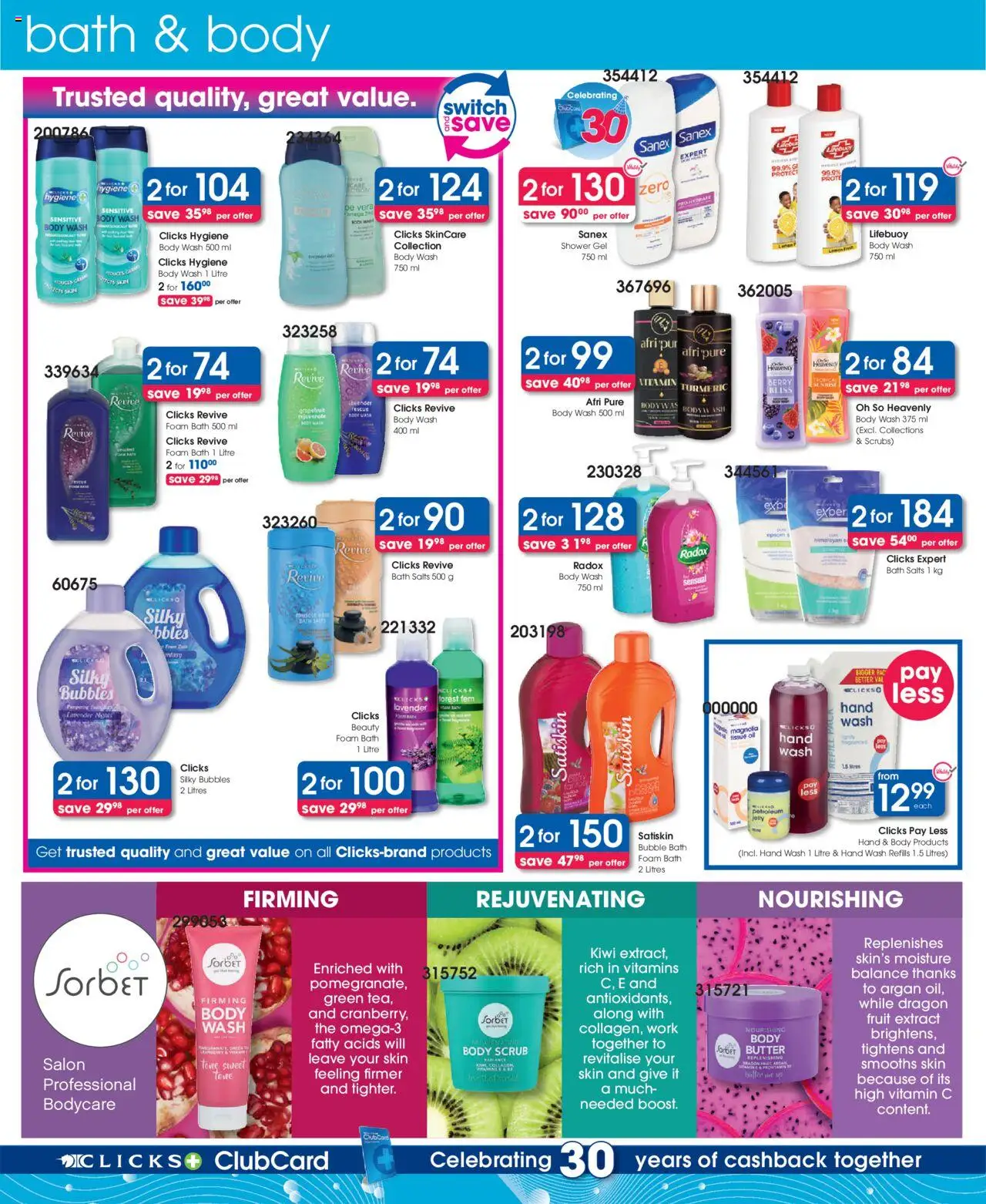 Clicks Specials │ valid from 07.08.2025 | Page: 36 | Products: Switch, Kiwi, Grapefruit, Foam